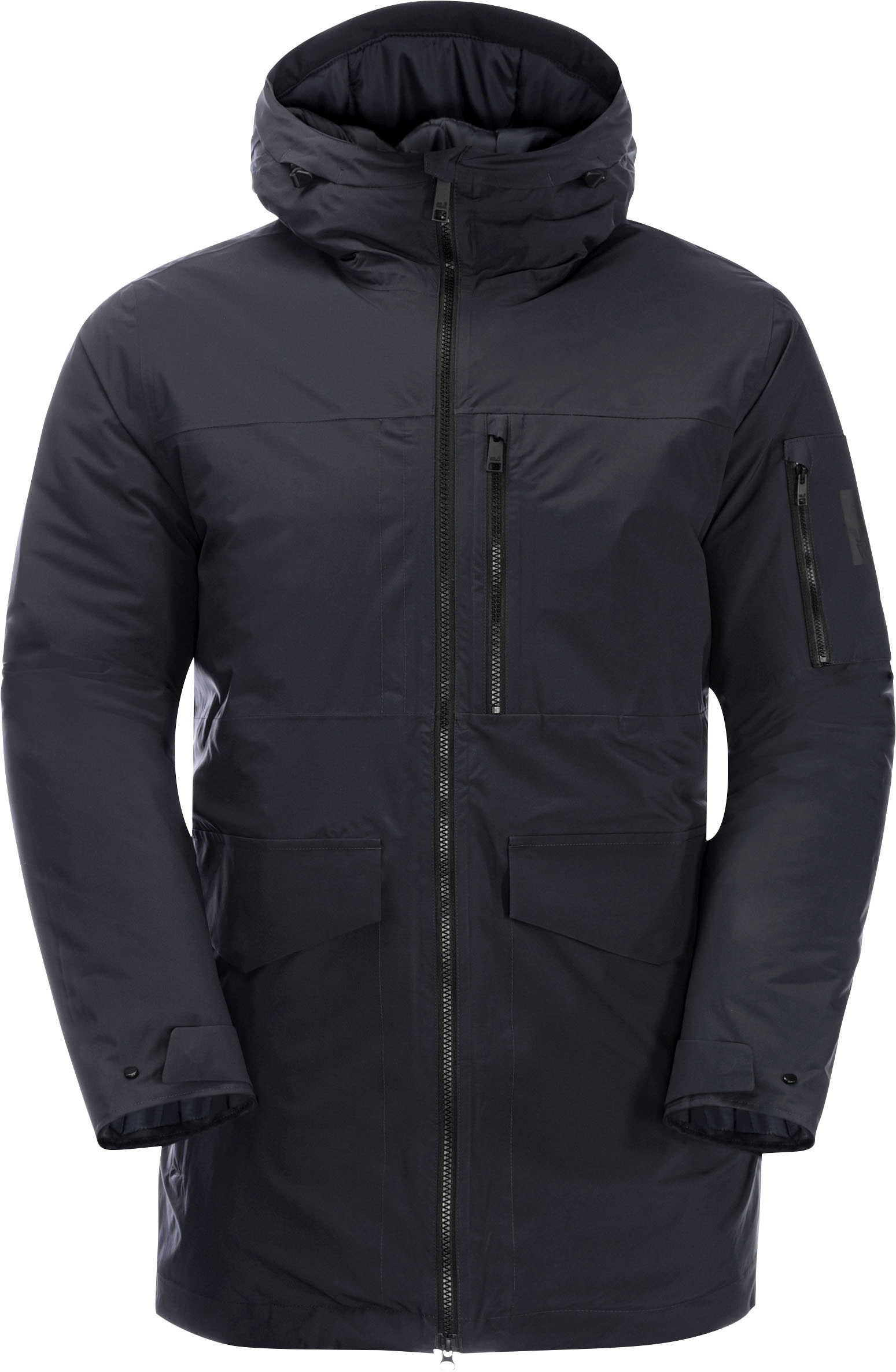 Jack Wolfskin Funktionsparka »KOENIGSBAU«, mit Kapuze, Winterjacke mit Kunstfaserfüllung