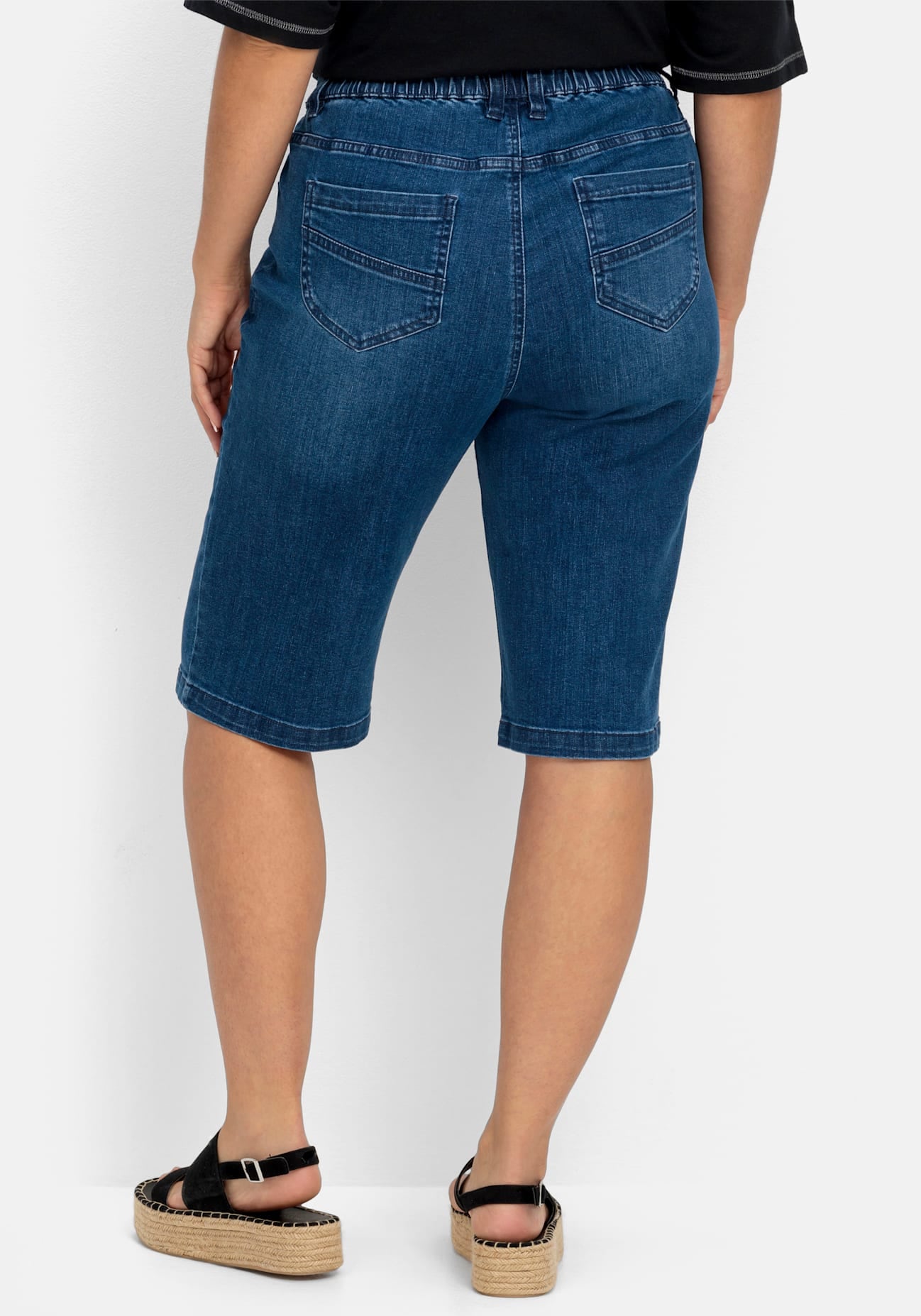 Sheego Jeansbermudas, (1 tlg.)