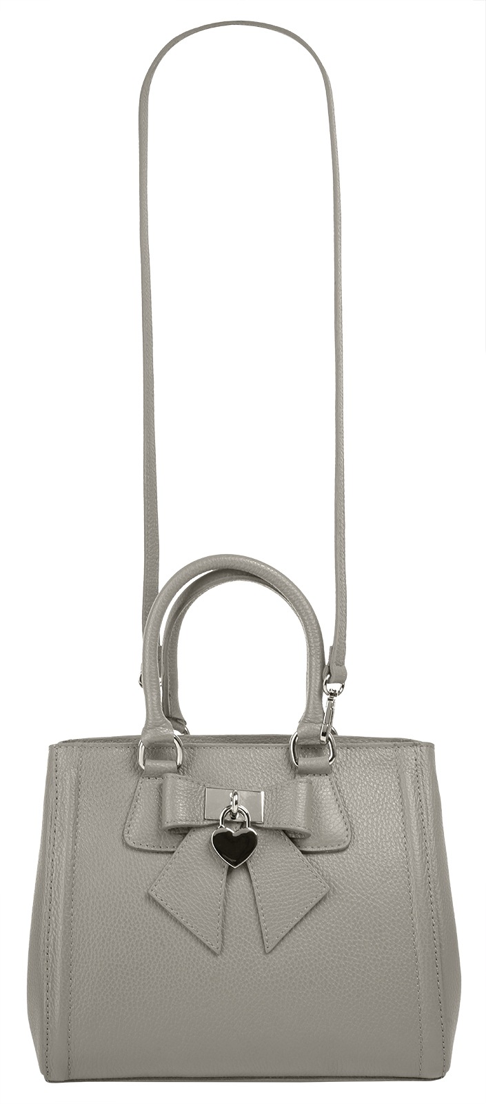 Cluty Henkeltasche, echt Leder, Made in Italy