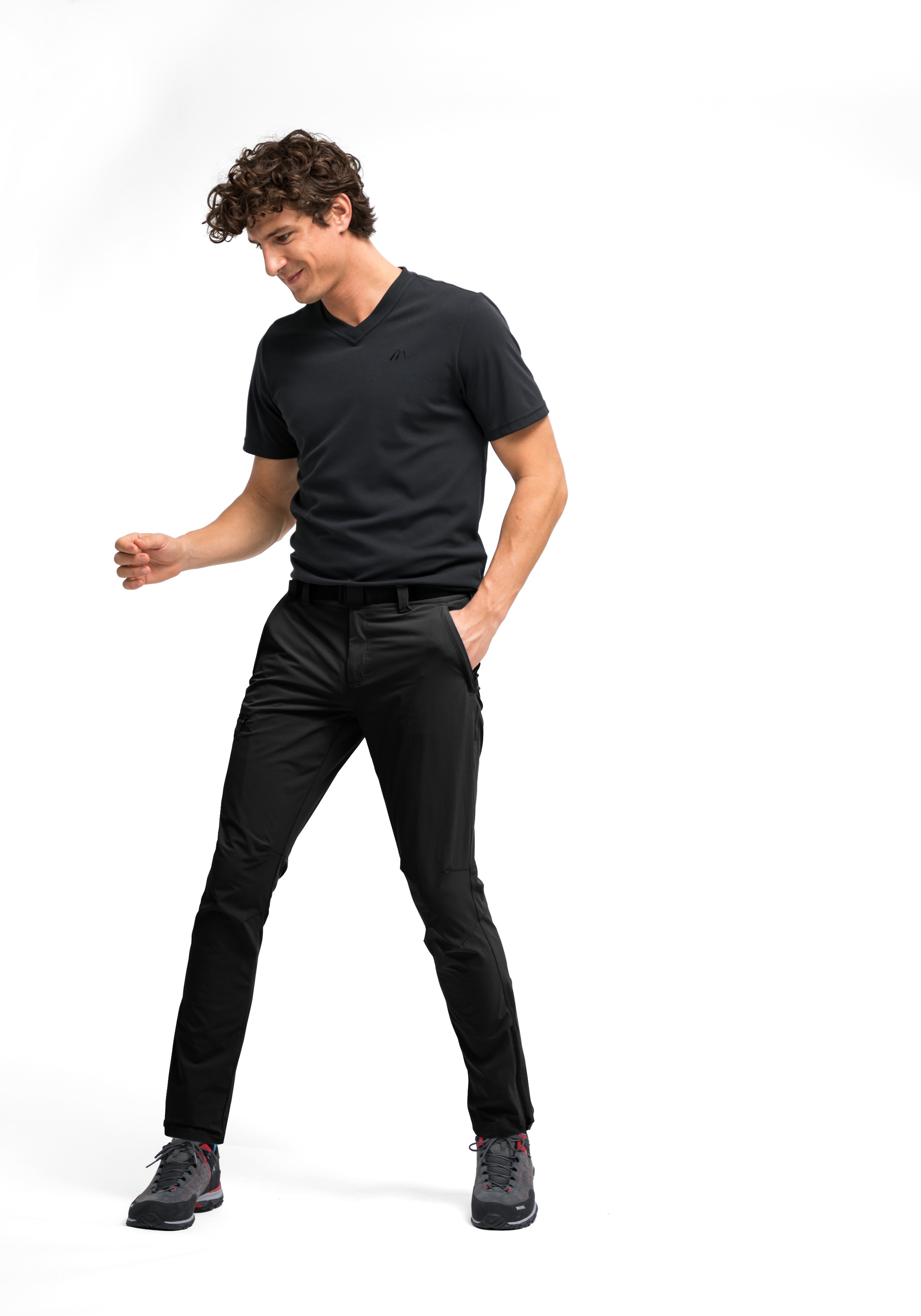 Maier Sports Funktionshose »Torid slim«, Herren Wanderhose, atmungsaktive Outdoor-Hose, 4 Taschen, Slim Fit