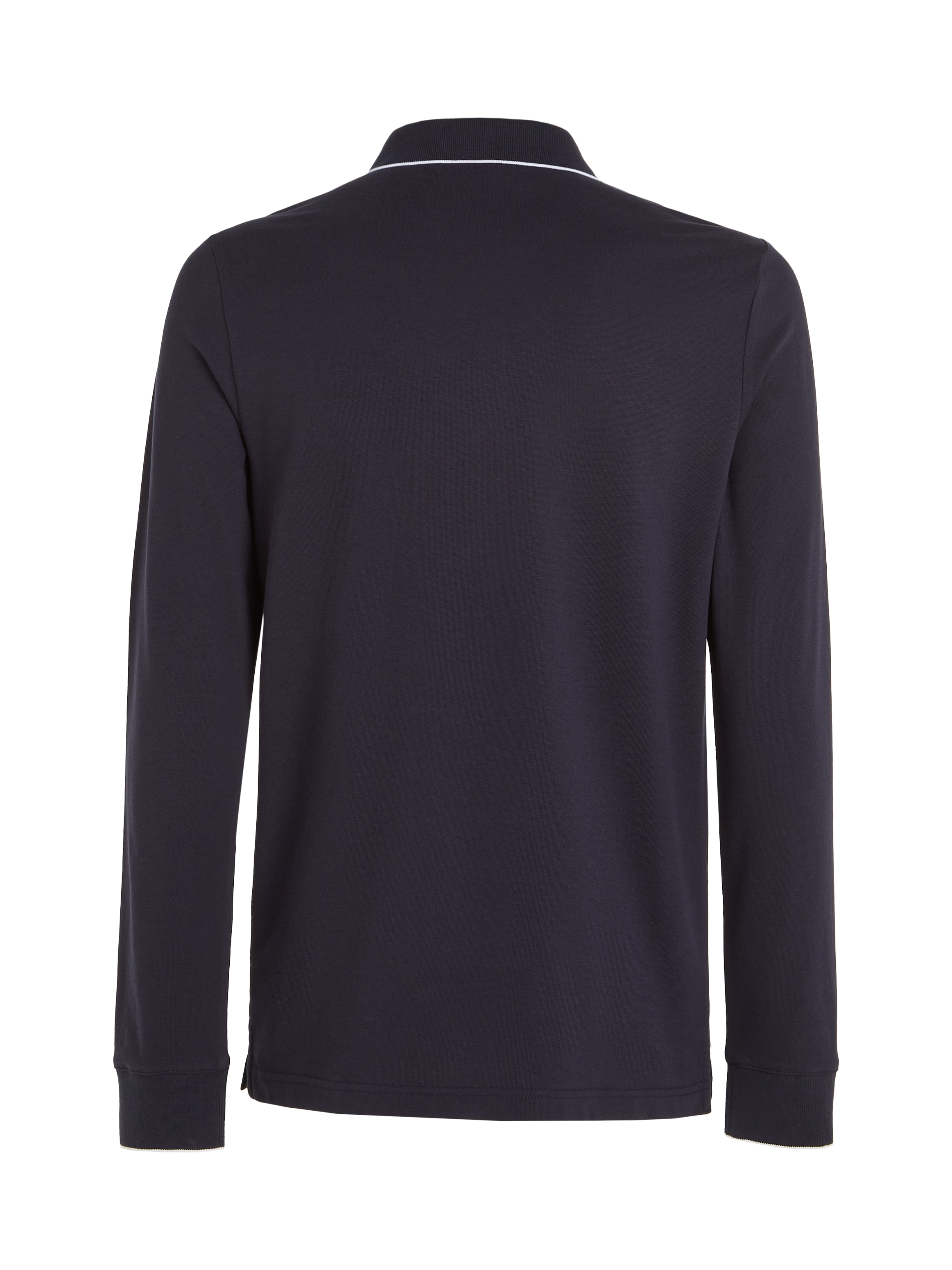 Calvin Klein Poloshirt »STRETCH PIQUE TIPPING LS POLO«