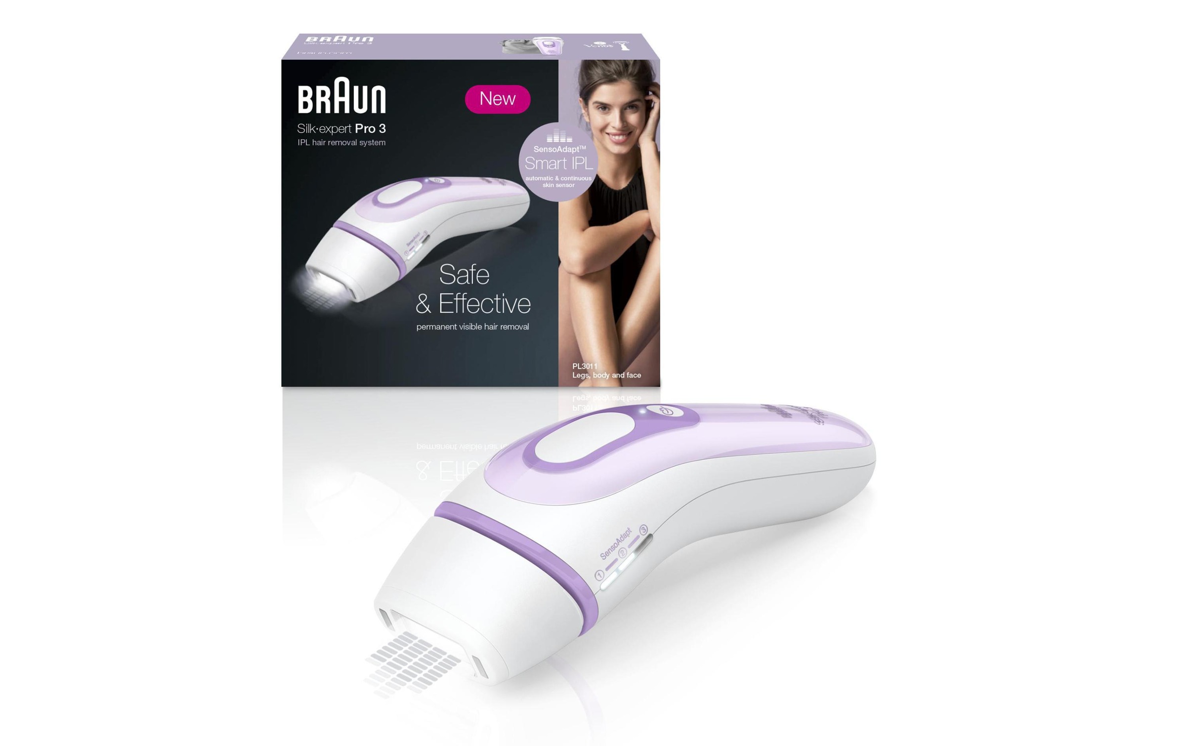 Braun IPL-Haarentferner »Silk-expert Pro 3 PL3012«, 300.000 Lichtimpulse
