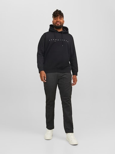 Jack & Jones PlusSize Kapuzensweatshirt »JJESTAR JJ SWEAT HOOD NOOS PLS«, mit Kängurutasche