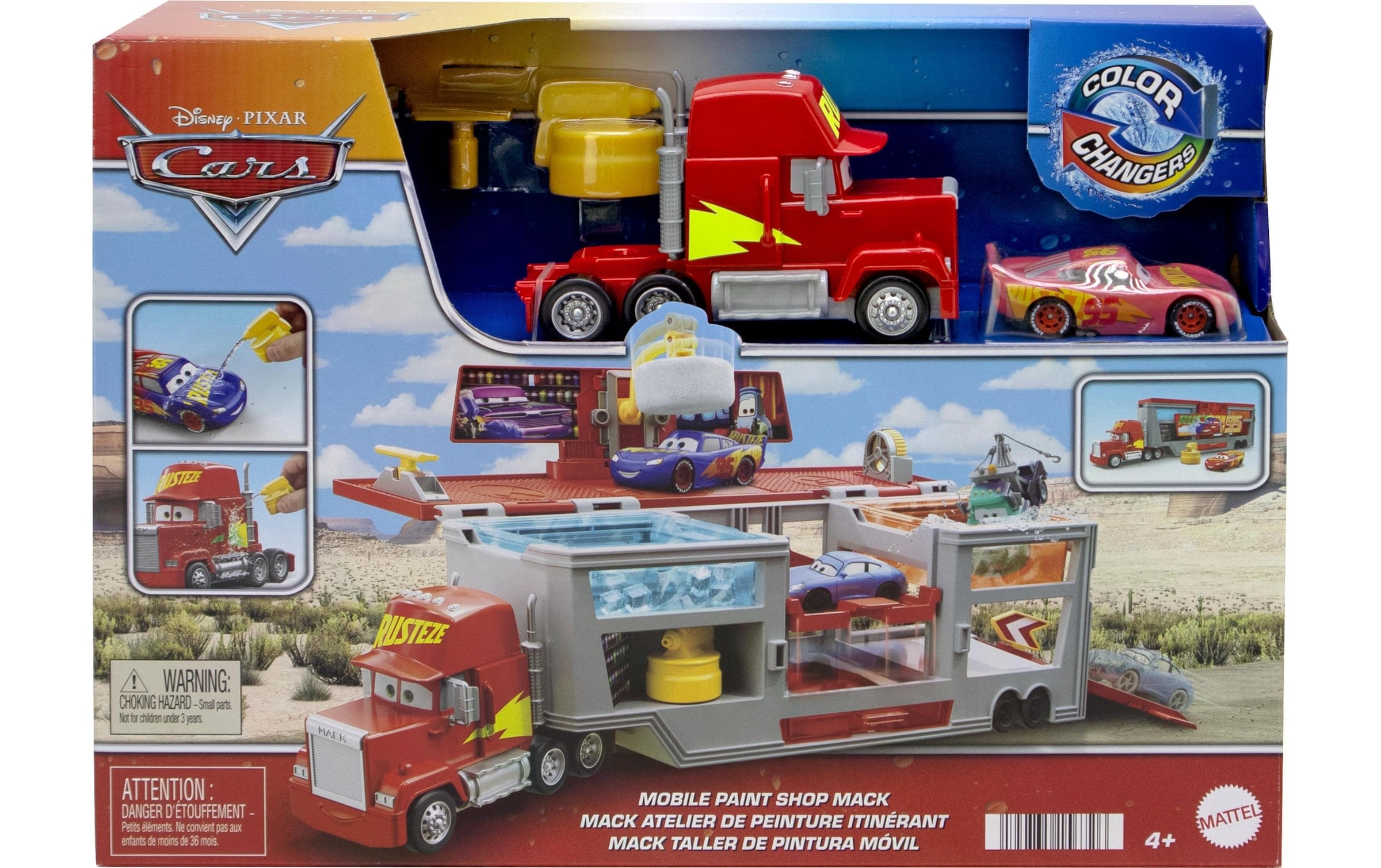 Mattel® Spielzeug-Abschlepper »Cars Disney Pixar Cars Color Changers Mack«