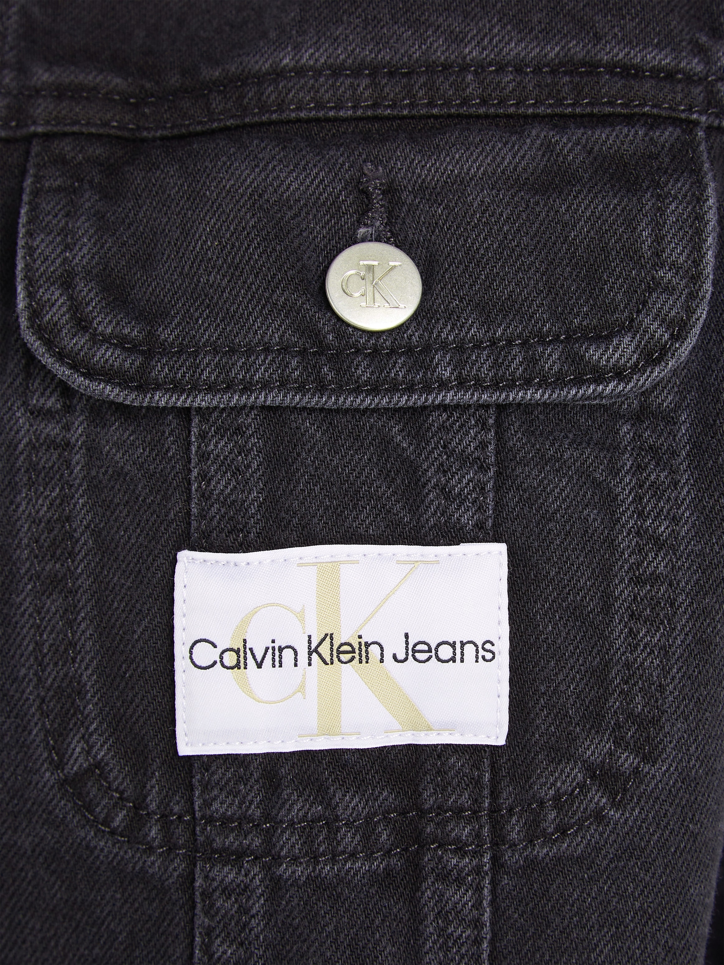 Calvin Klein Jeans Jeansjacke »CROPPED 90S JACKET«, mit Logoprägung