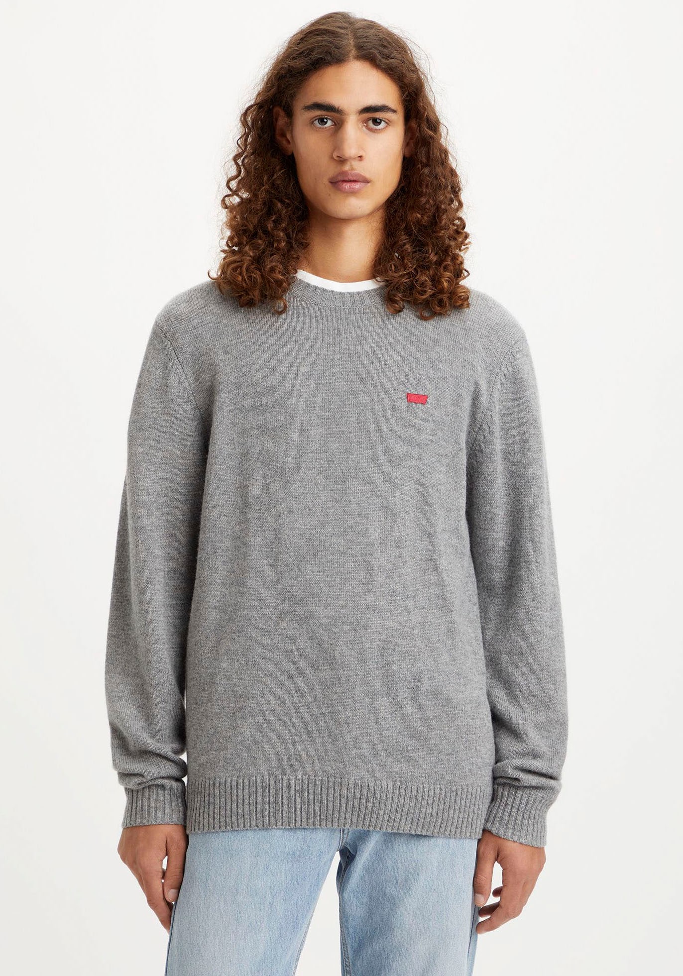 Levi's® Wollpullover »ORIGINAL HM SWEATER« klassische Rundhalsform