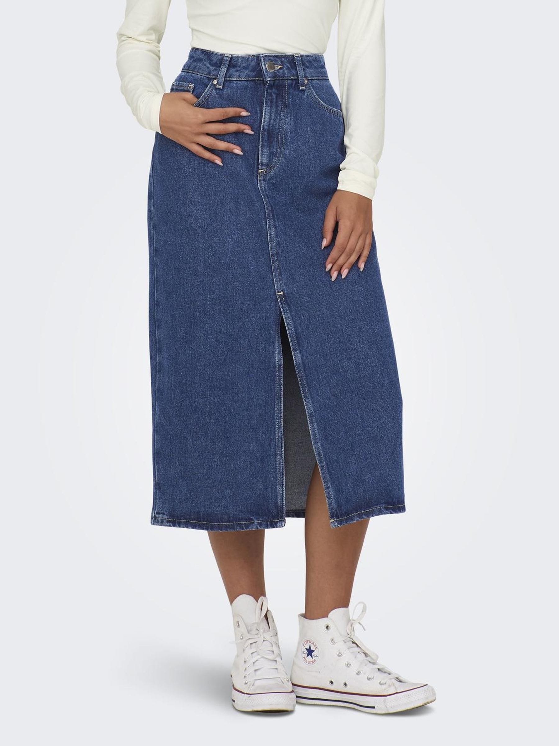 ONLY Jeansrock »ONLBIANCA MIDI SKIRT DNM REA NOOS«