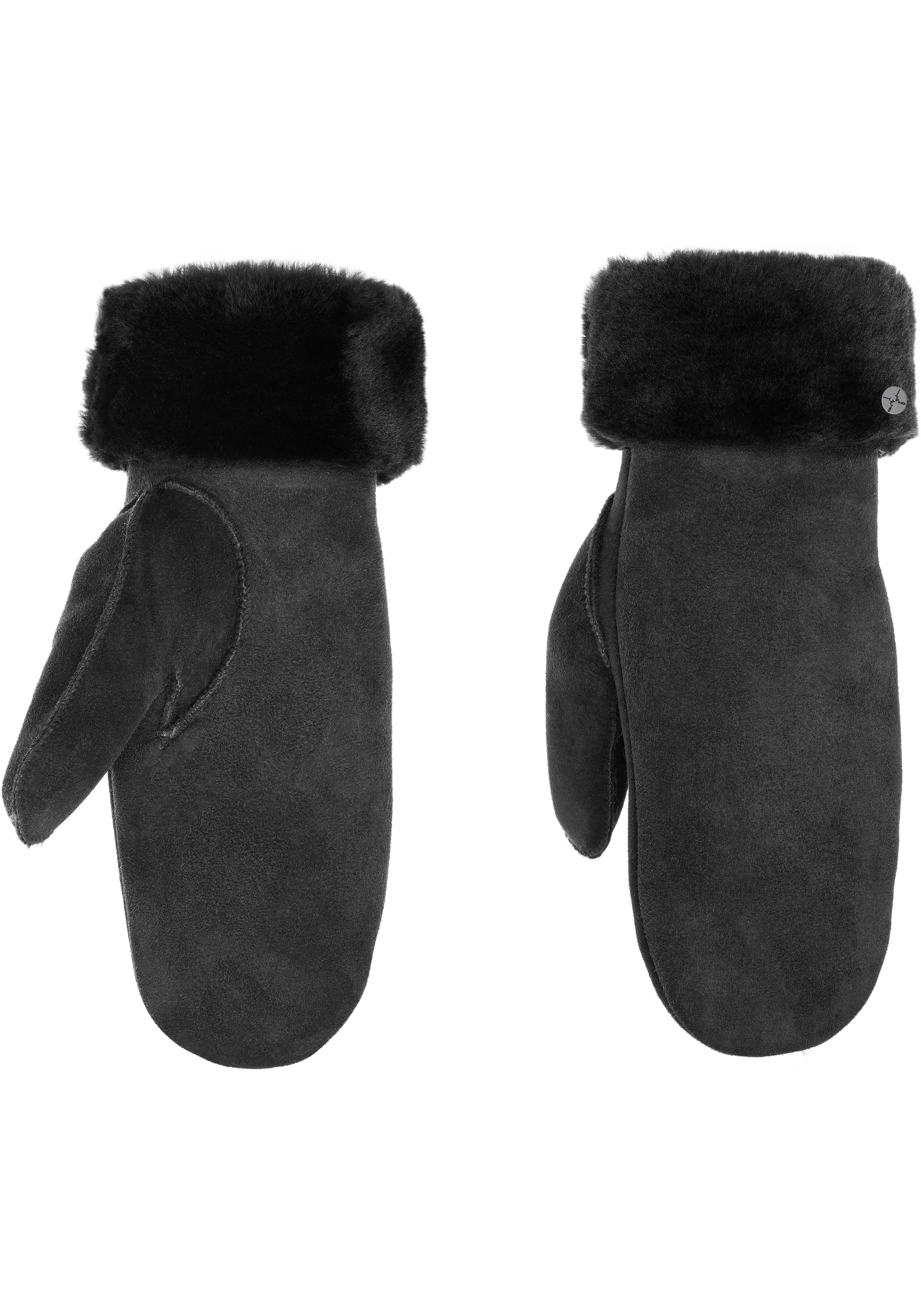 PEARLWOOD Lederhandschuhe "FIONA" Velourleder, Fausthandschuh, warm gefüttert