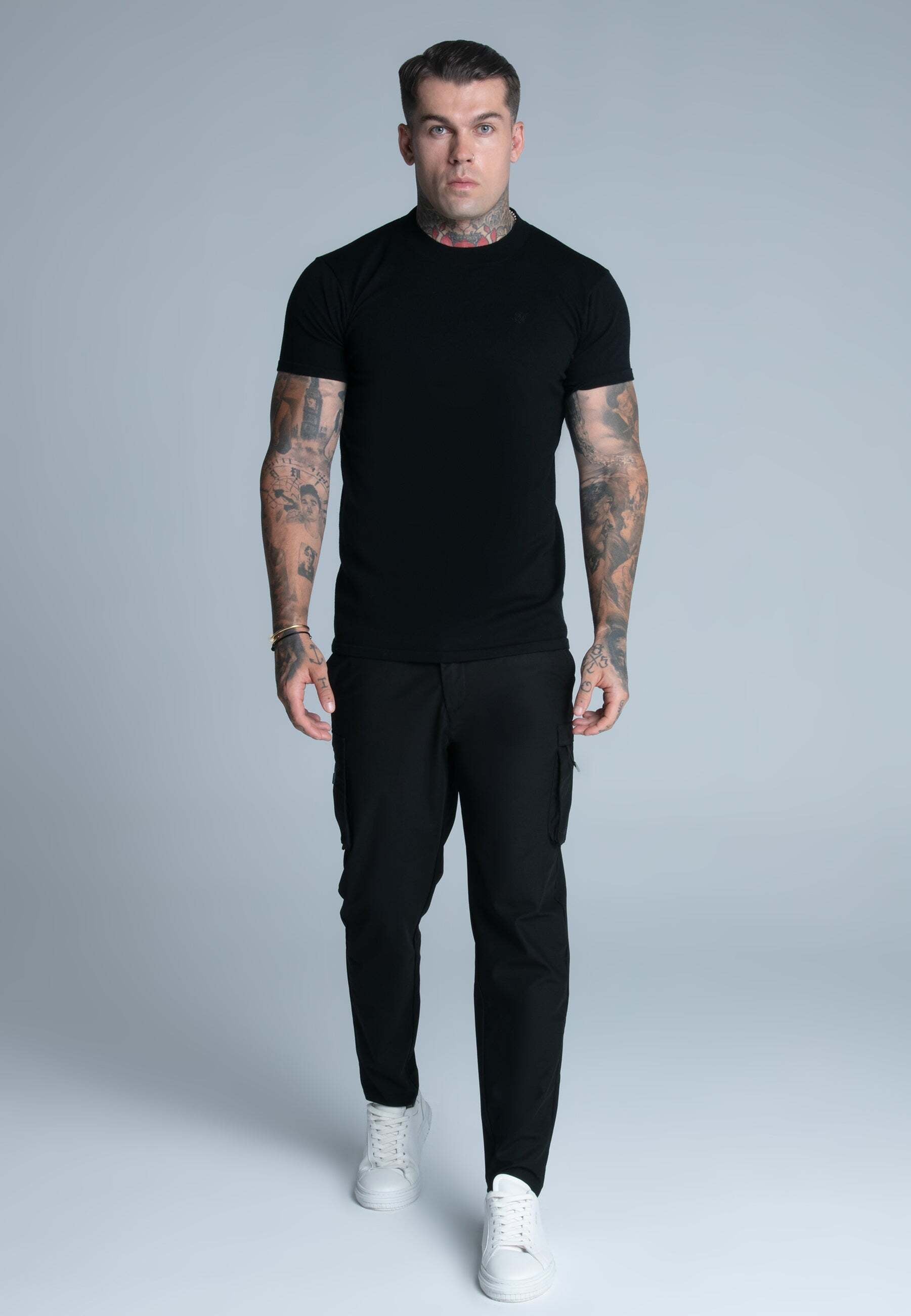 Siksilk T-Shirt »Siksilk T-Shirt Muscle Fit T-Shirt«