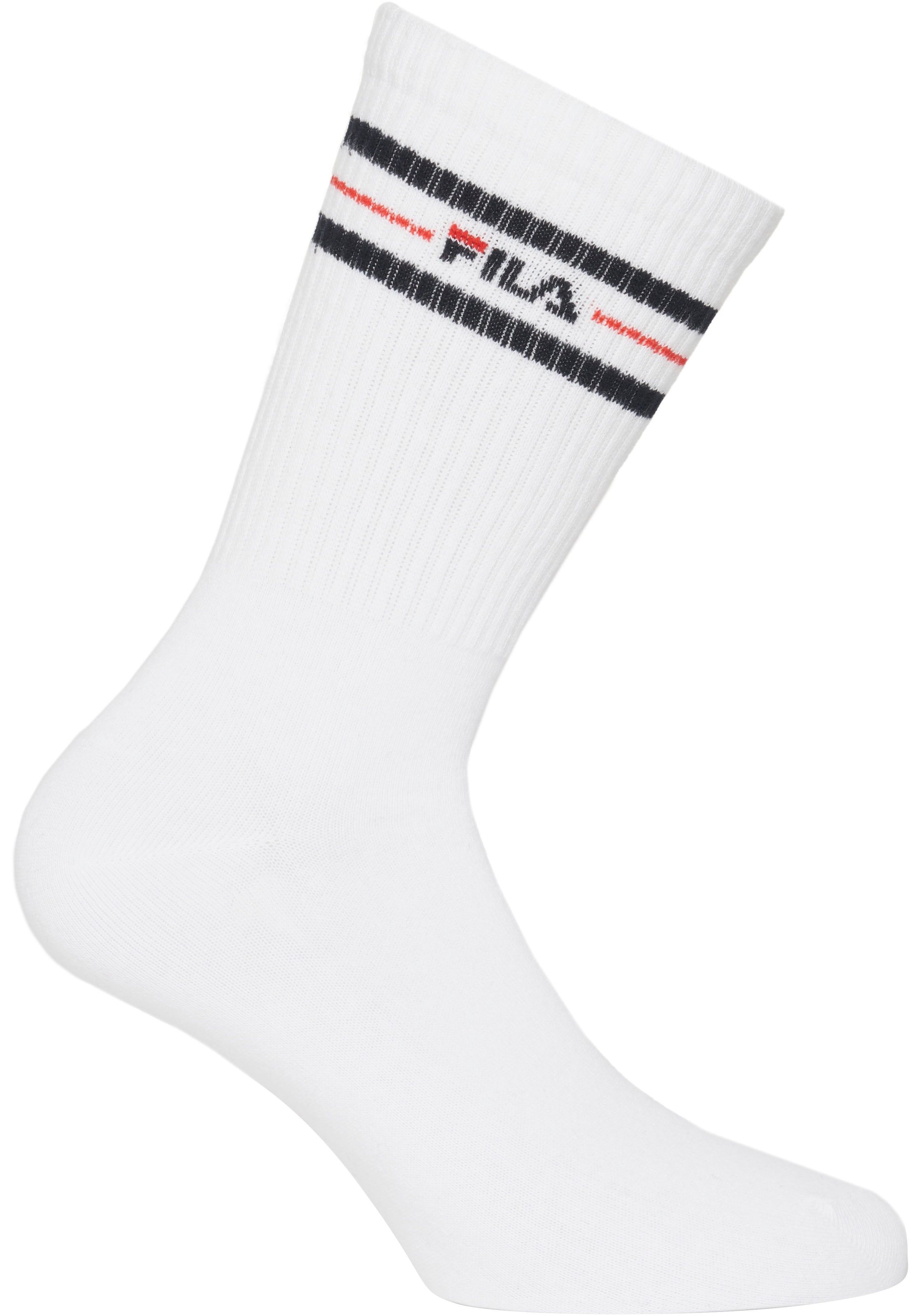 Fila Sportsocken, (6er Pack), mit eingestricktem Logo