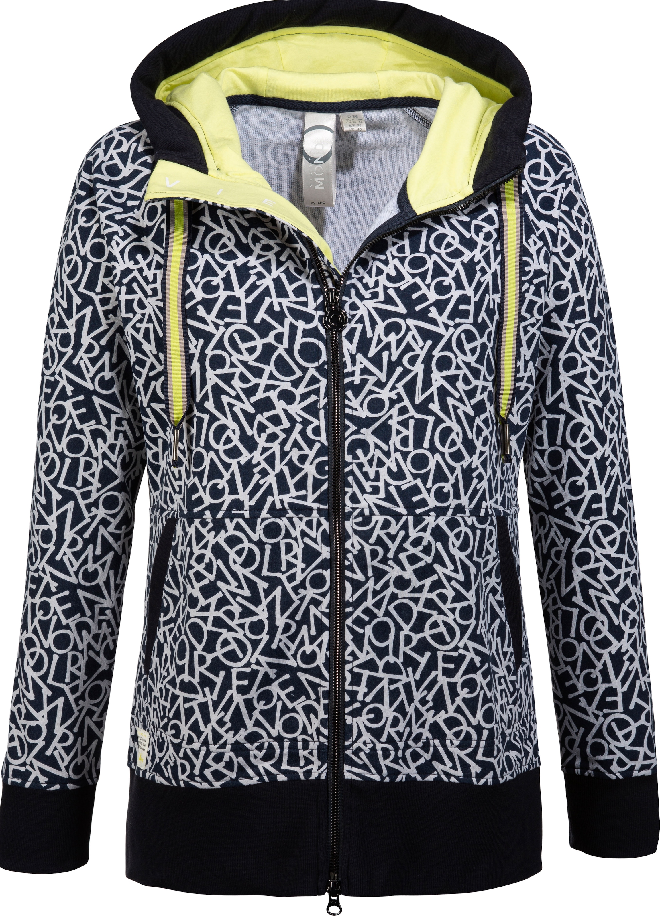 LPO Kapuzensweatshirt »LAC PARIS WOMEN«, in lässigem Oversized-Schnitt