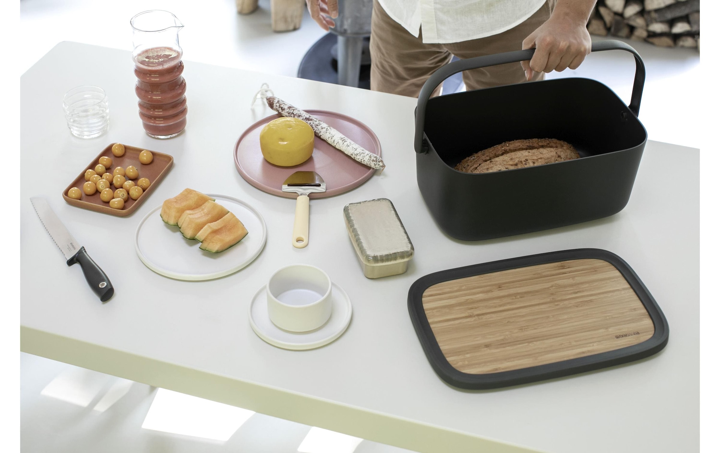 Brabantia Brotkasten »Nic«, (1 tlg.), Holzart: Bambus (China)