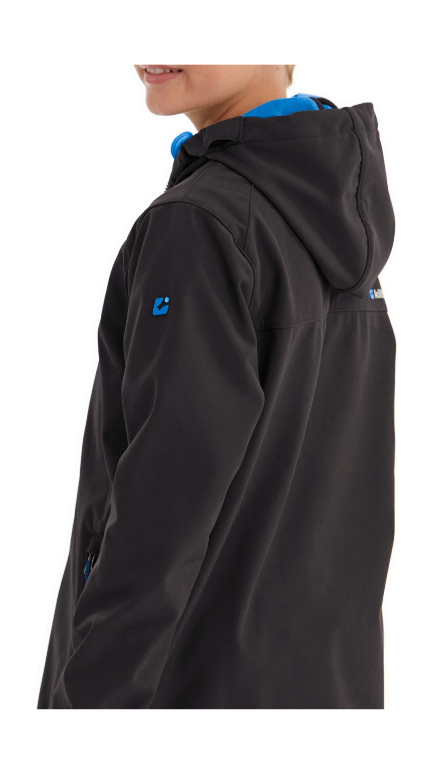 Killtec Softshelljacke »Boys Softshelljacke«, Wasserabweisende Softshelljacke mit Kapuze, Fleece