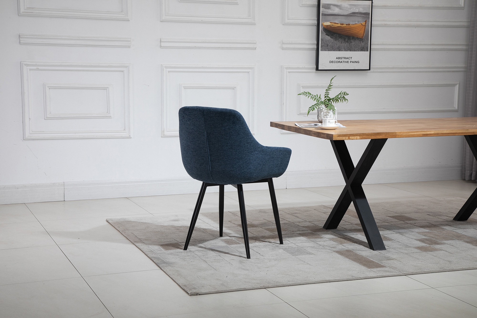 SalesFever Essgruppe »Stilvolle Essgruppe für Ihr Zuhause«, (Set, 5 tlg.), 5-teiliges Set, Tischplatte mit seidenmattem OSMO Hartwachs-Öl behande