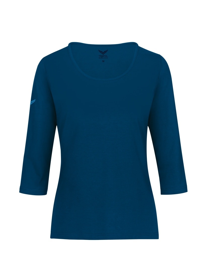 Trigema T-Shirt »TRIGEMA Jelmoli-Versand 3/4 Schweiz bestellen Shirt aus Arm online bei Biobaumwolle«