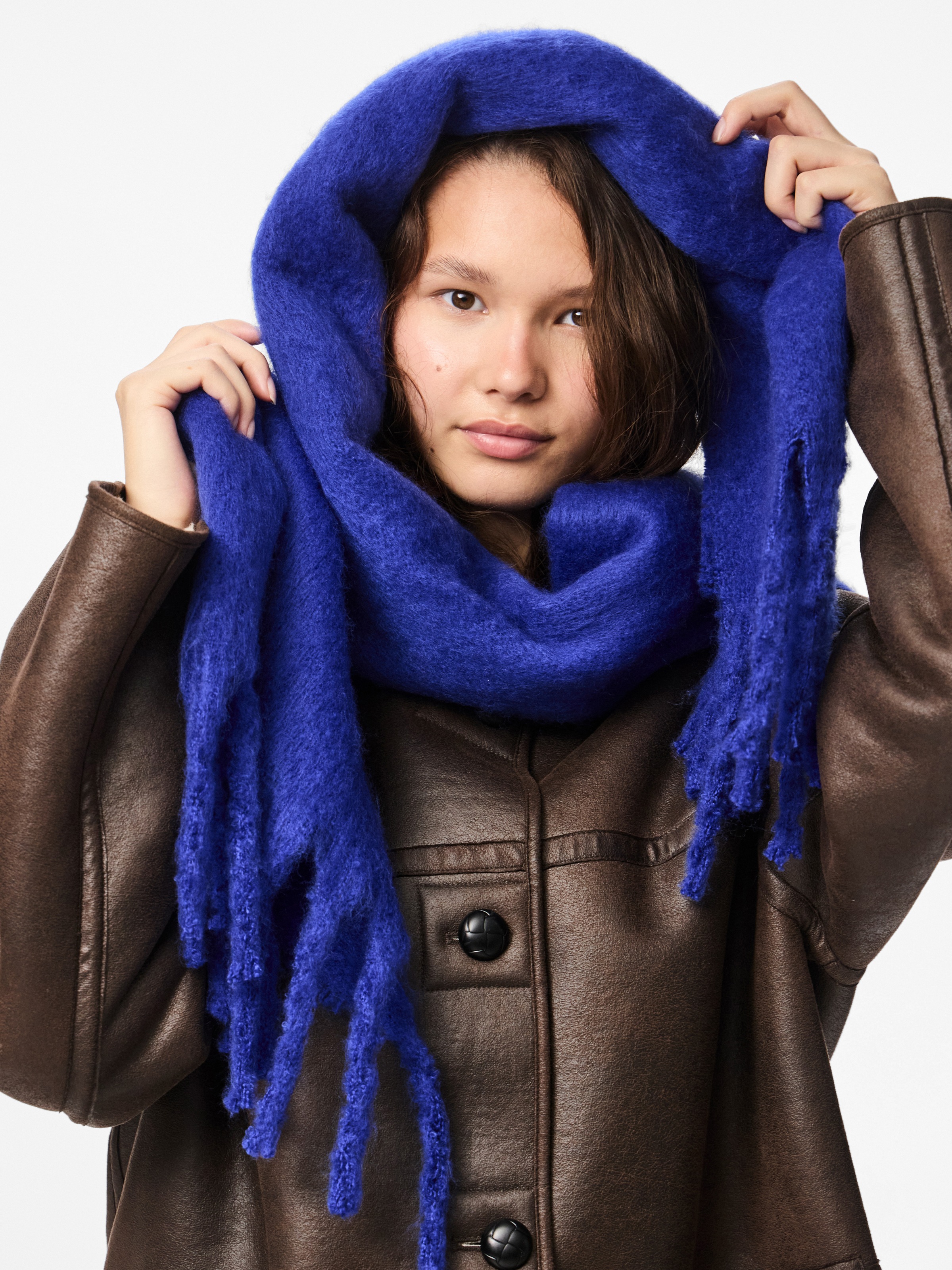 pieces Schal "PCNIKITA LONG SCARF NOOS BC" Kunstfaser