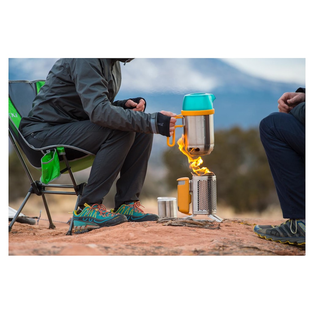 Holzkohlegrill »BioLite Camping CampStove 2 +,«