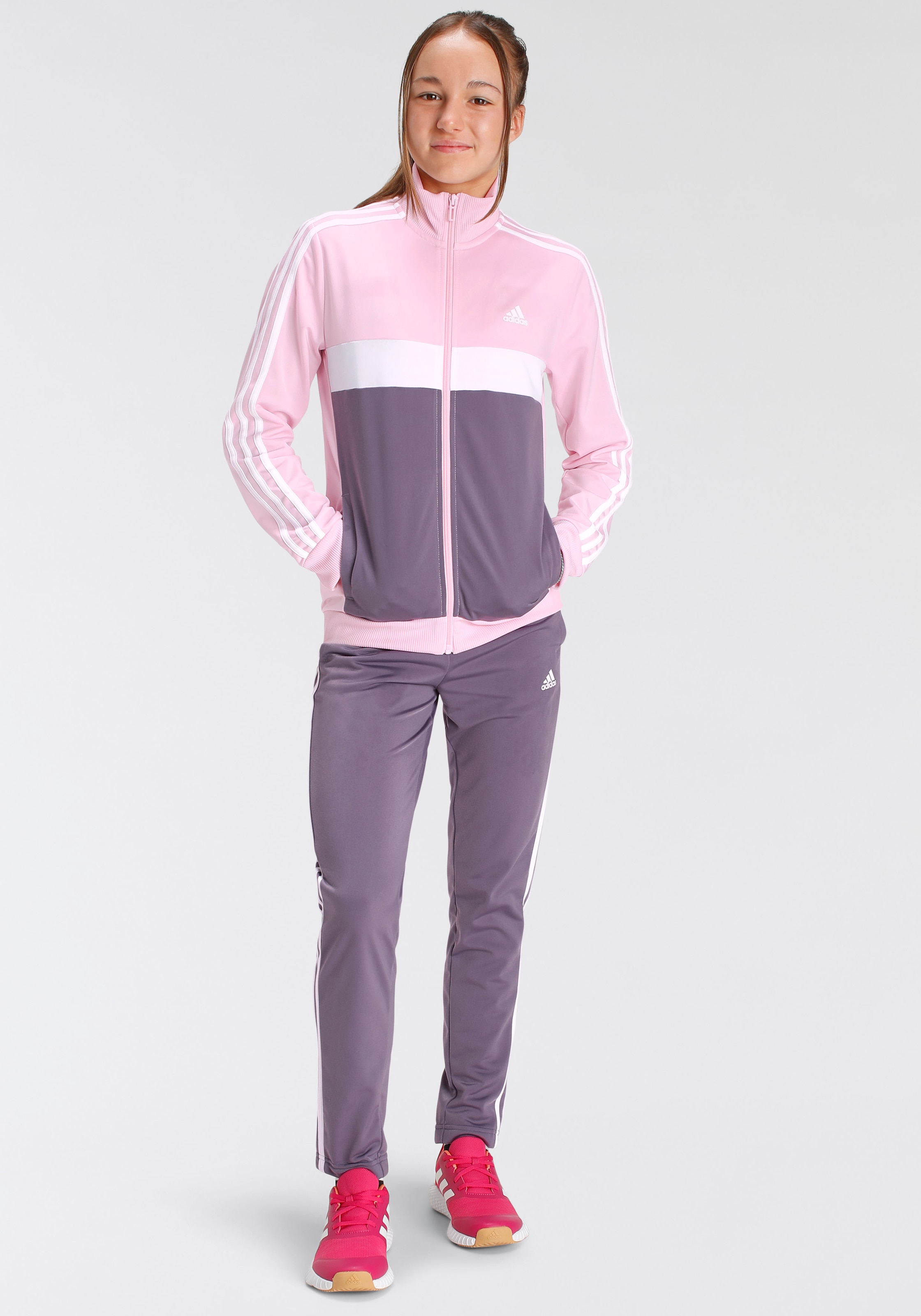 Jelmoli-Online ❤ Trainingsanzug entdecken 3-STREIFEN adidas TIBERIO«, Shop tlg.) »ESSENTIALS im Sportswear (2