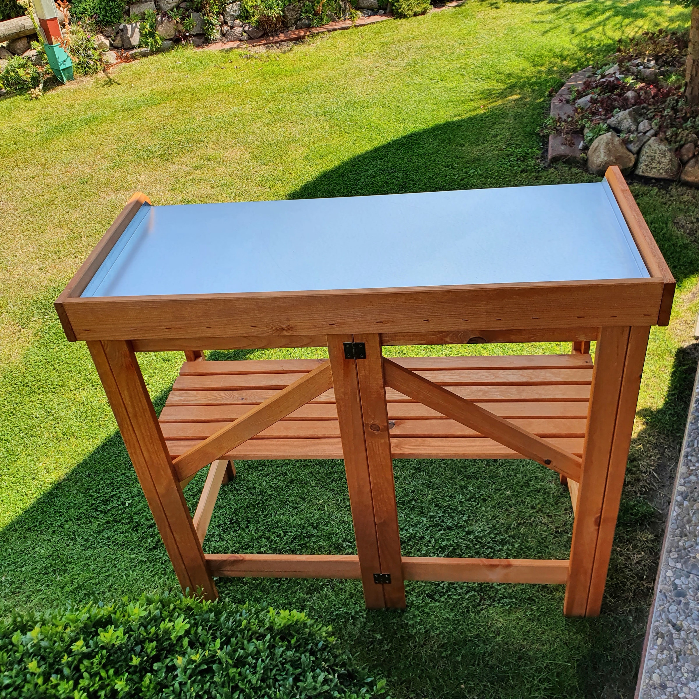 promadino Pflanztisch, BxTxH: 97x45x88 cm, abklappbar