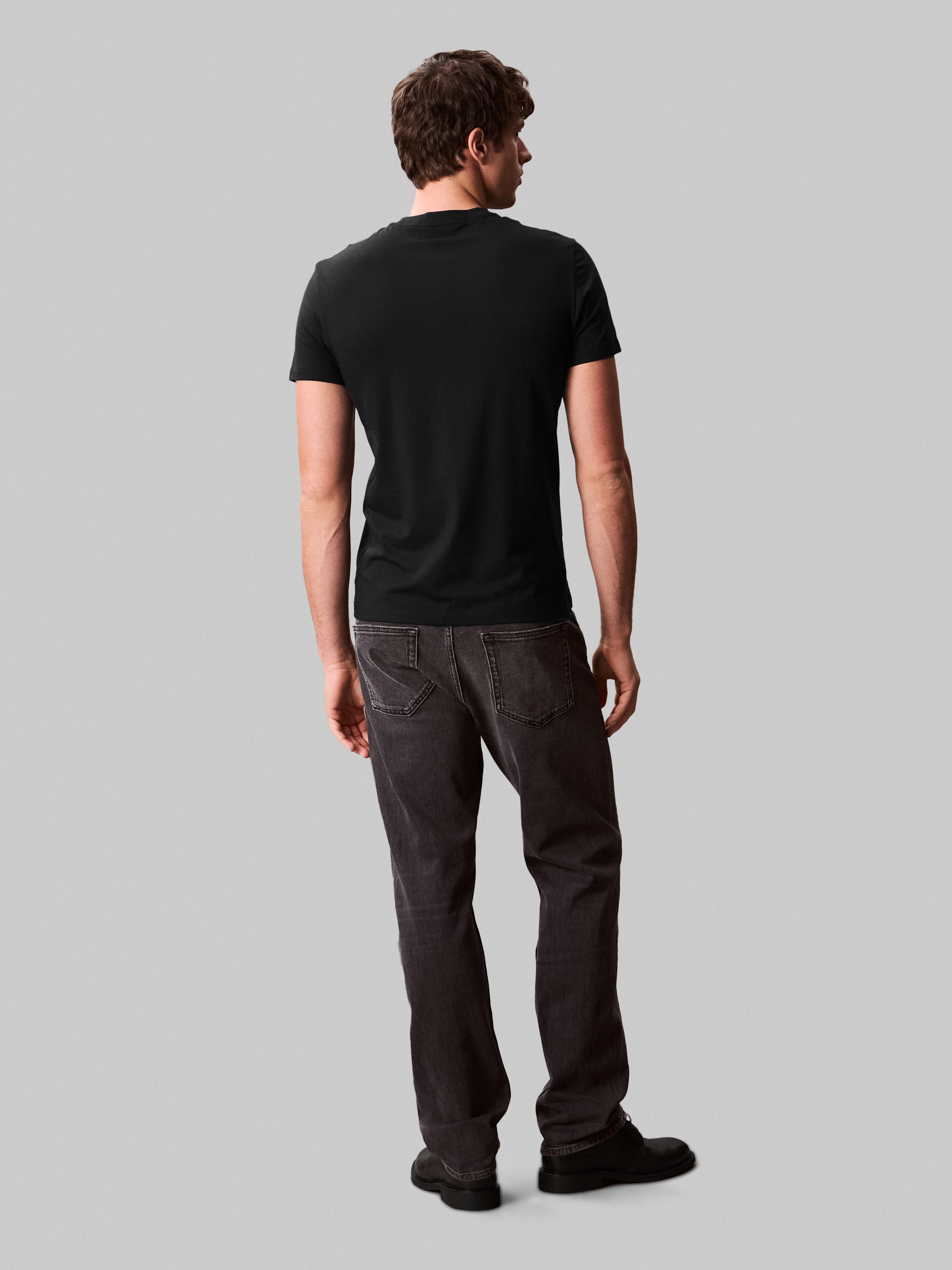 Calvin Klein T-Shirt »SS STRETCH COTTON SLIM TEE«, Mit Rundhalsausschnitt