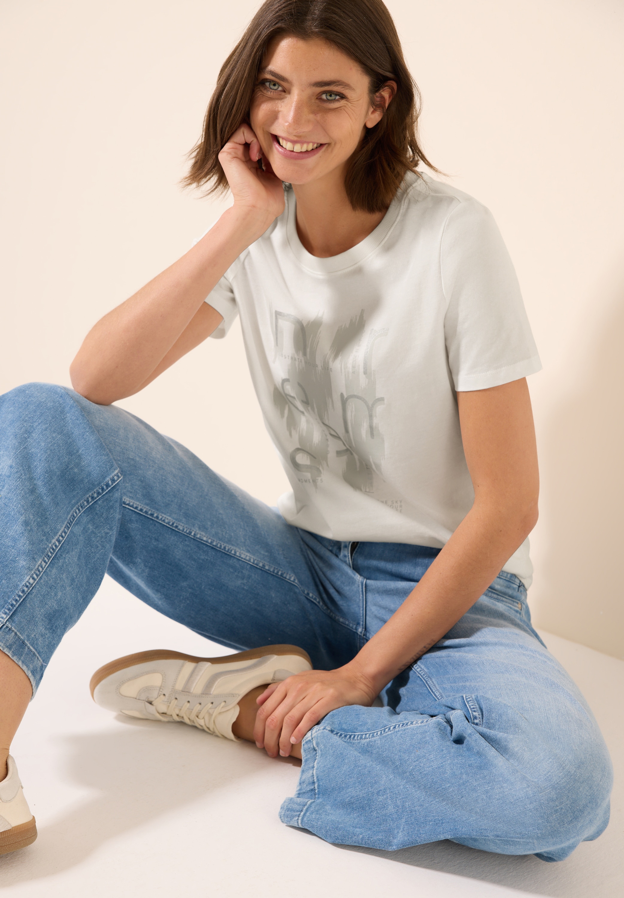Cecil T-Shirt, mit Folienprint