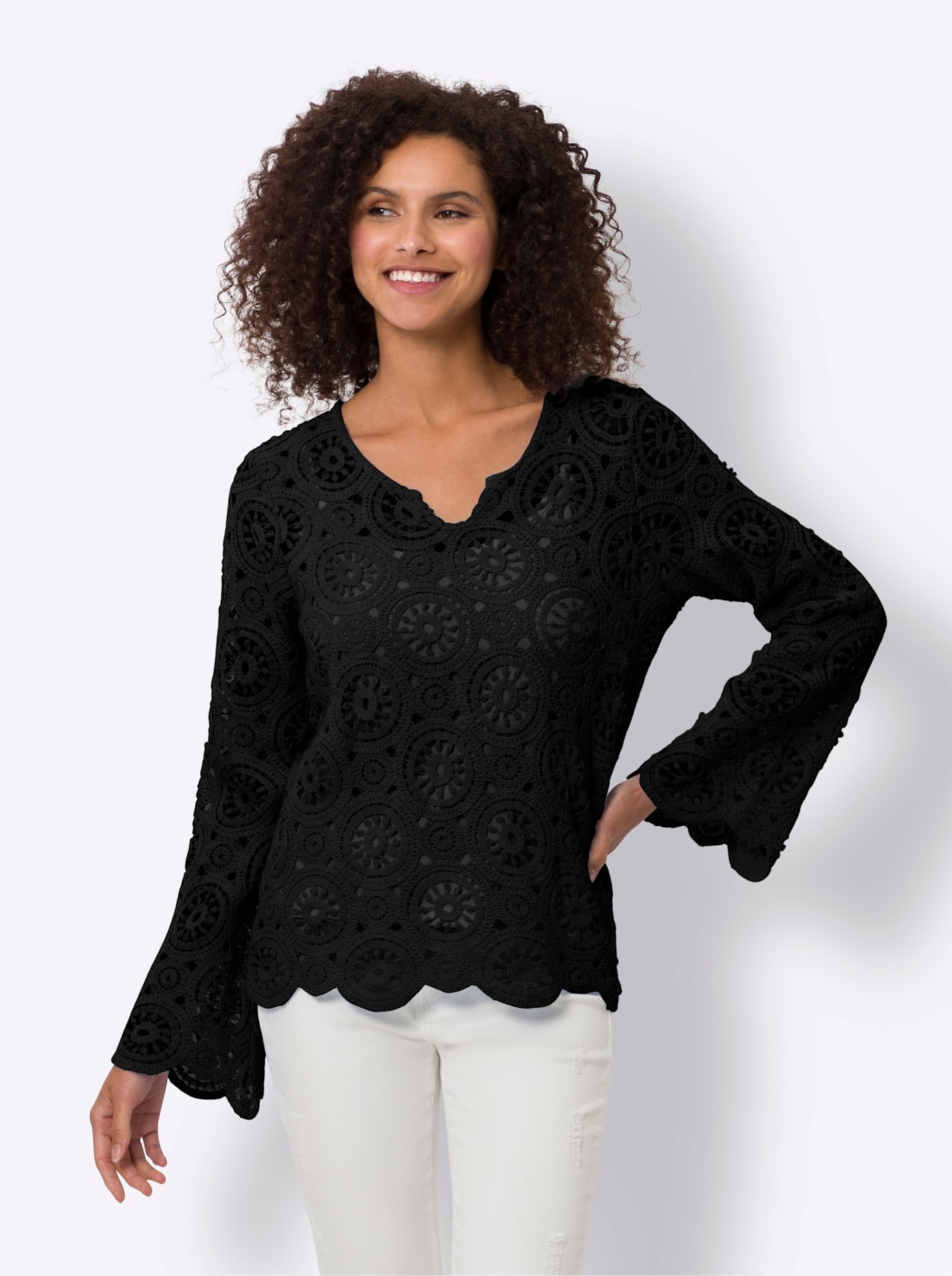 heine Spitzenshirt »Shirt« 1 Stk.
