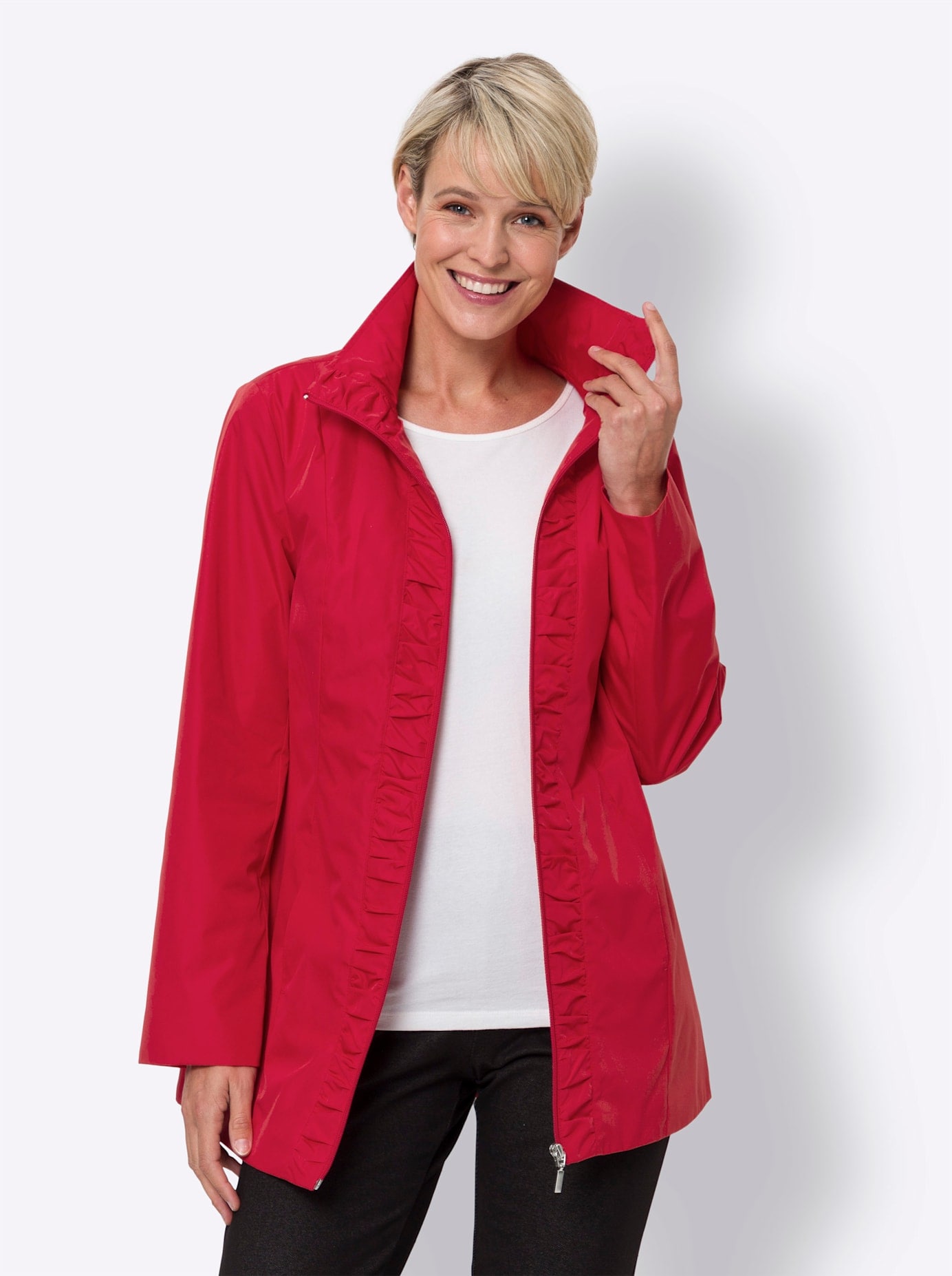 Classic Basics Langjacke, ohne Kapuze