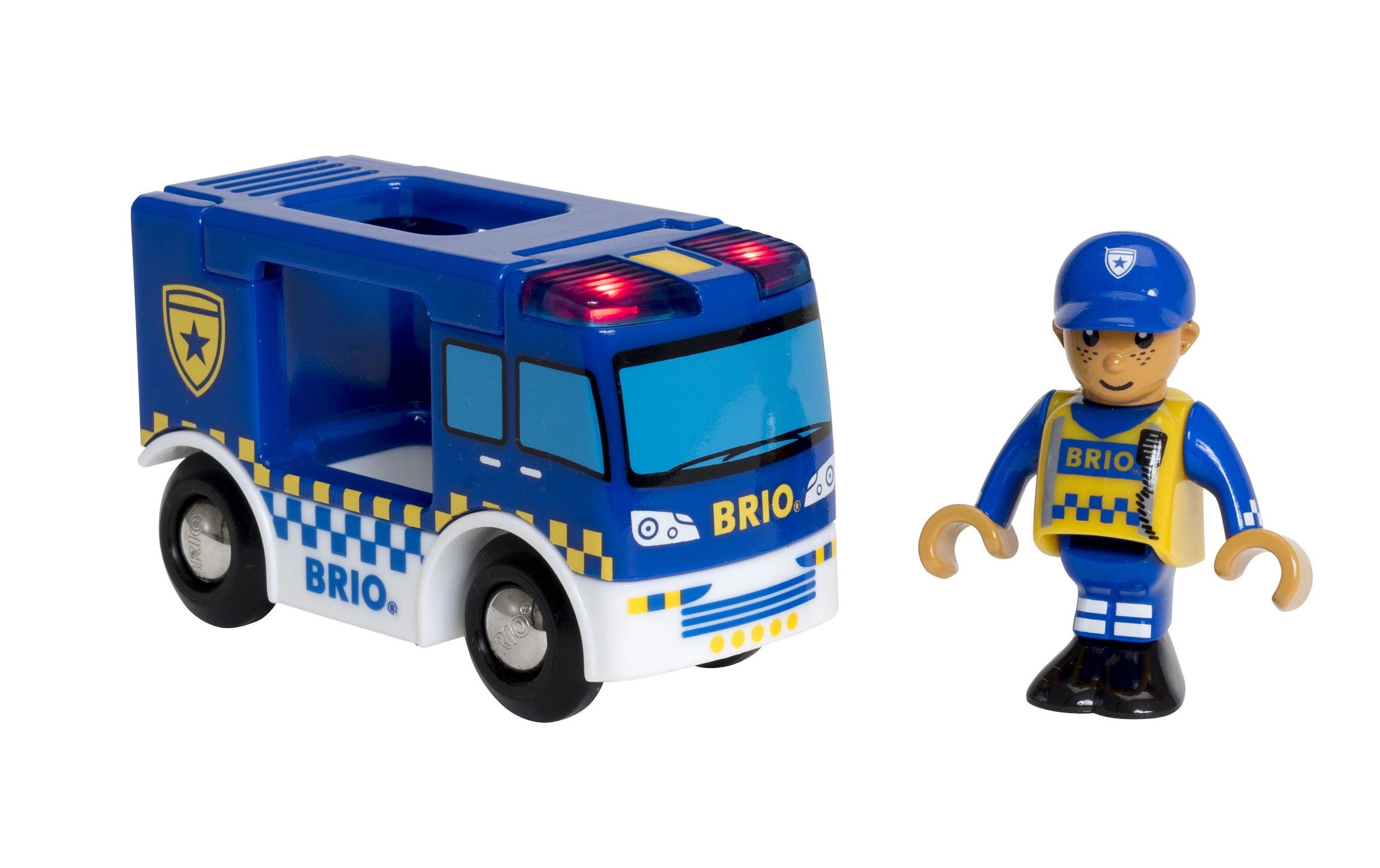 BRIO® Spielzeug-Auto »Polizeiwagen Light & Sound«