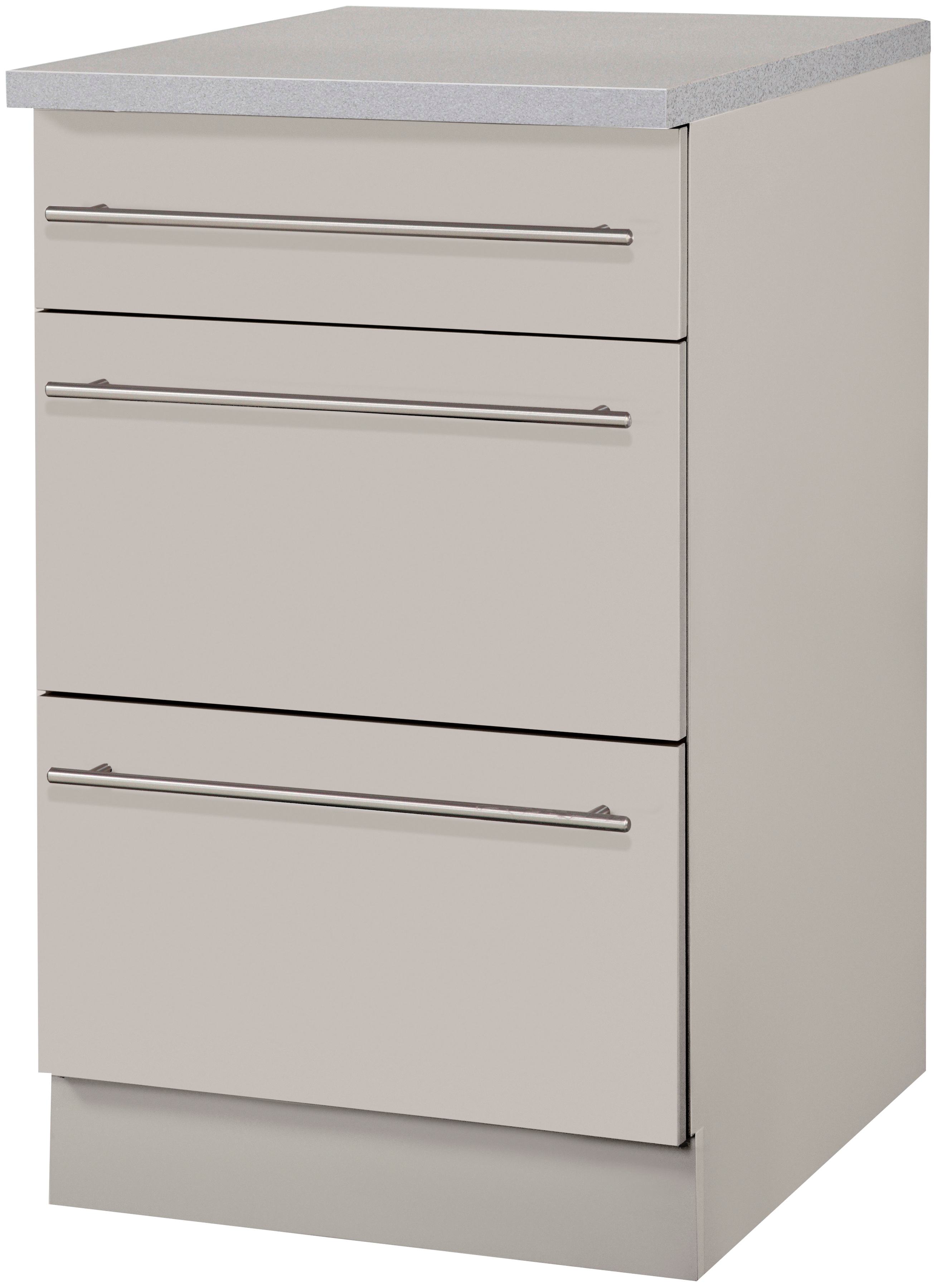 wiho Küchen Unterschrank "Chicago" 50 cm breit mit 2 Auszügen