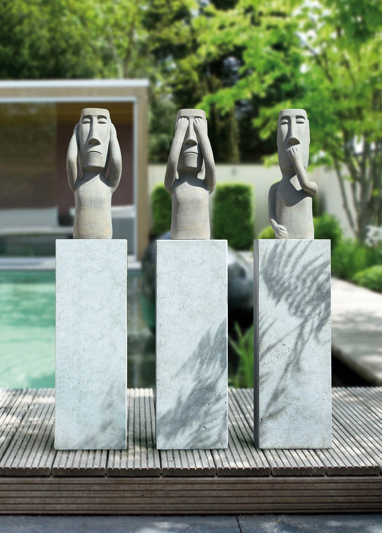 GILDE Dekofigur »Skulptur Nichts 65 Keramik, Höhe sagen«, | Dekoobjekt, cm, kaufen online Wohnzimmer aus Jelmoli-Versand
