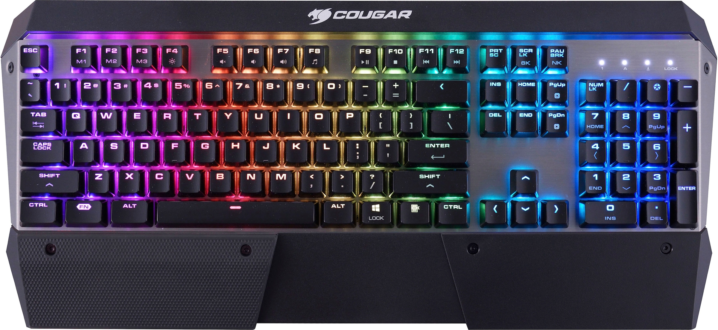 Gaming-Tastatur »Attack X3 RGB«, Cherry MX Silberfarben