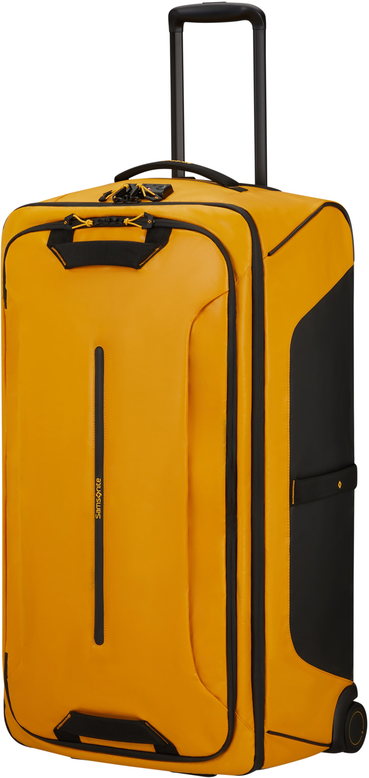 Samsonite Reisetasche »ECODIVER, 79 cm, Yellow«, mit Trolley- und Rucksackfunktion; teilweise aus recyceltem Material