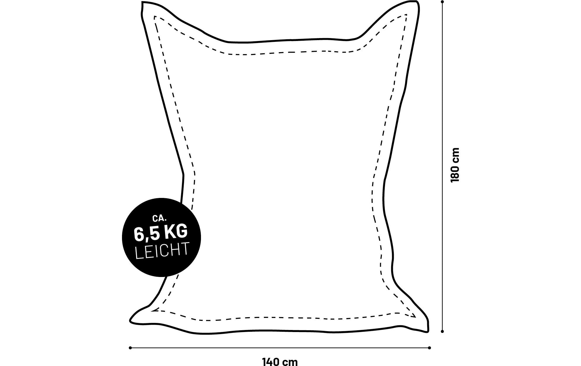 Lumaland Sitzsack »Classic XXL«