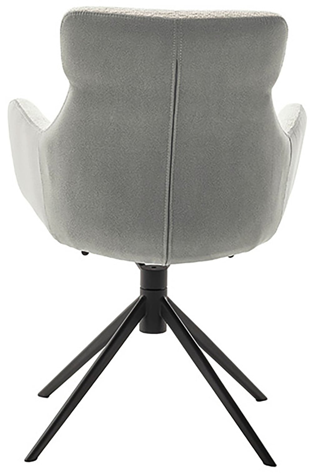 MCA furniture Esszimmerstuhl »PELION«, Feingewebe, (2er-Set), drehbar 360°, Dreh- & Schwingfunktion, Sitzhöhe ca. 50 cm
