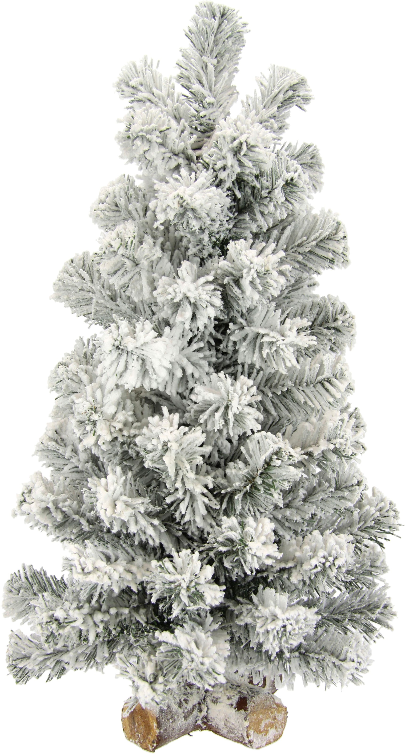 Tannenbaum Holzfuss Kunstschnee 60 mit cm I.GE.A. Weihnachtsbaum«, online auf bestellen »Weihnachtsdeko, Dekobaum