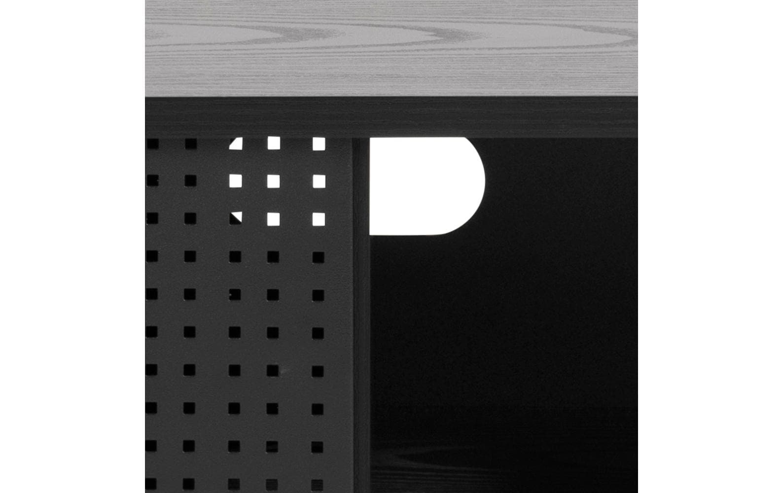 AC Design Konsolentisch »Angus 140 x 40 x 44.5 cm, Schwarz«
