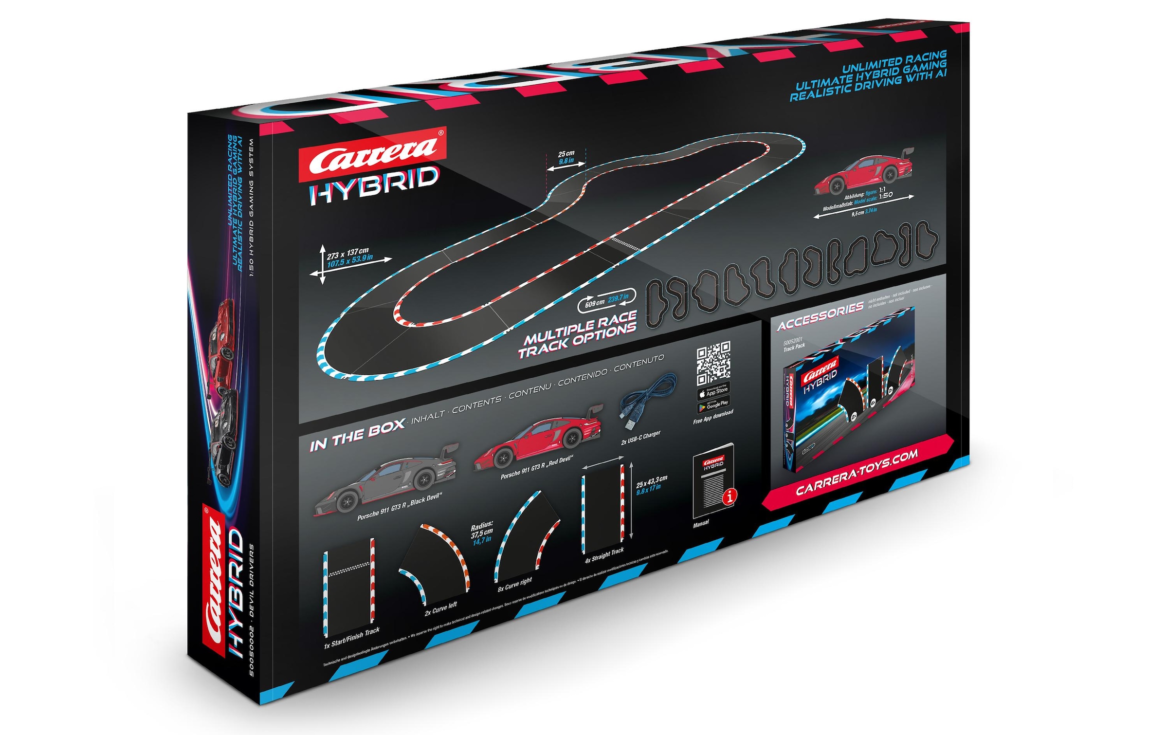 Carrera® Rennbahn-Auto »Devil Drivers – Hybrid Set«