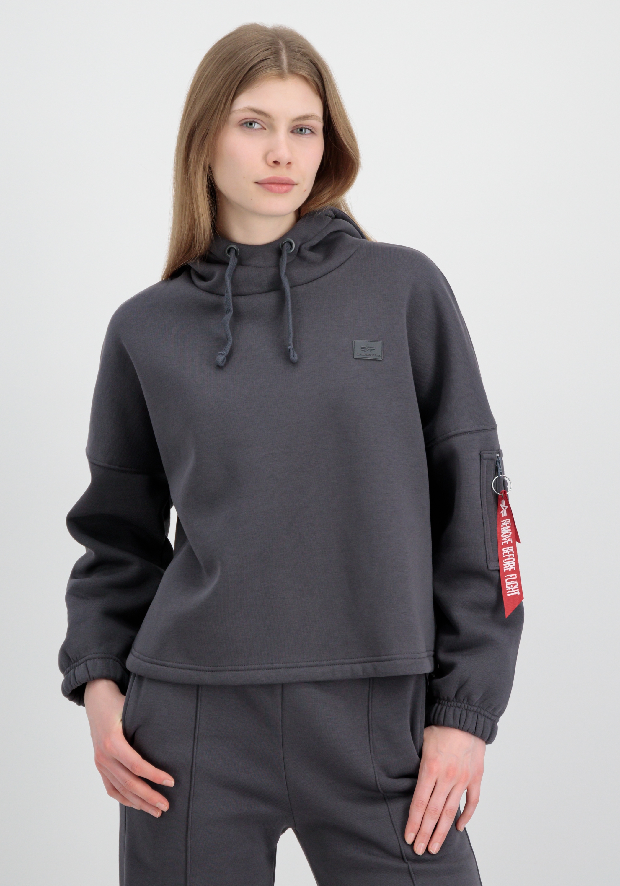 Alpha Industries Hoodie »ALPHA INDUSTRIES Women - Hoodies X-Fit Label OS Hoody Wmn«