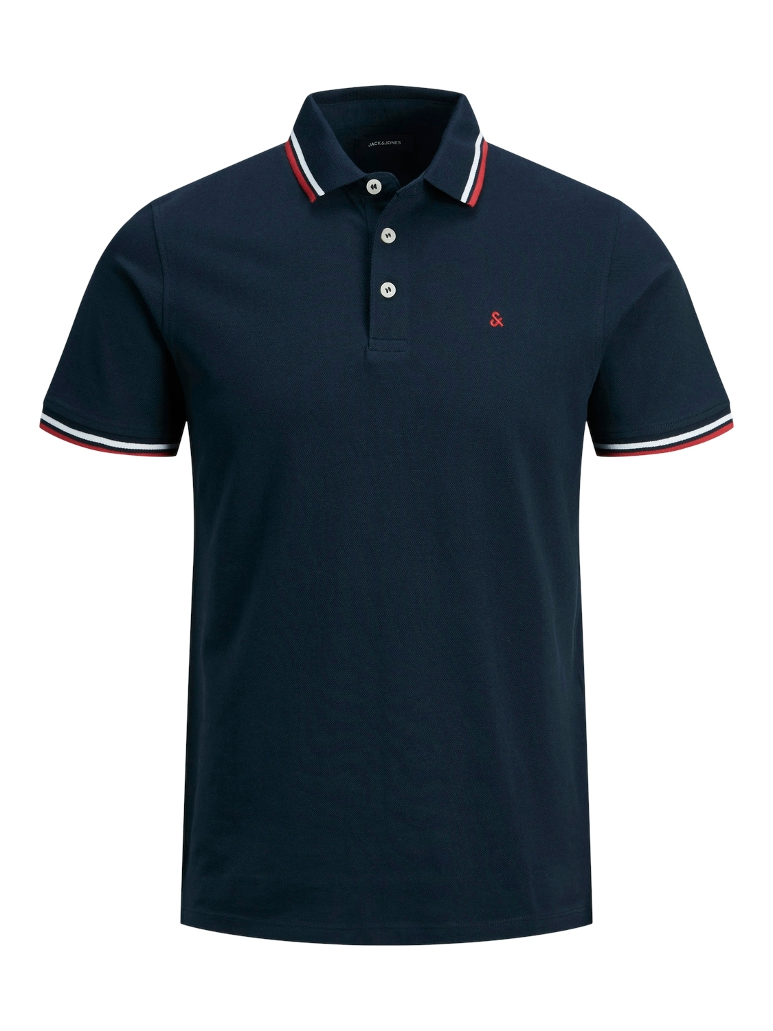 Jack & Jones Poloshirt »JJEPAULOS POLO SS NOOS«, mit Logo Stickerei
