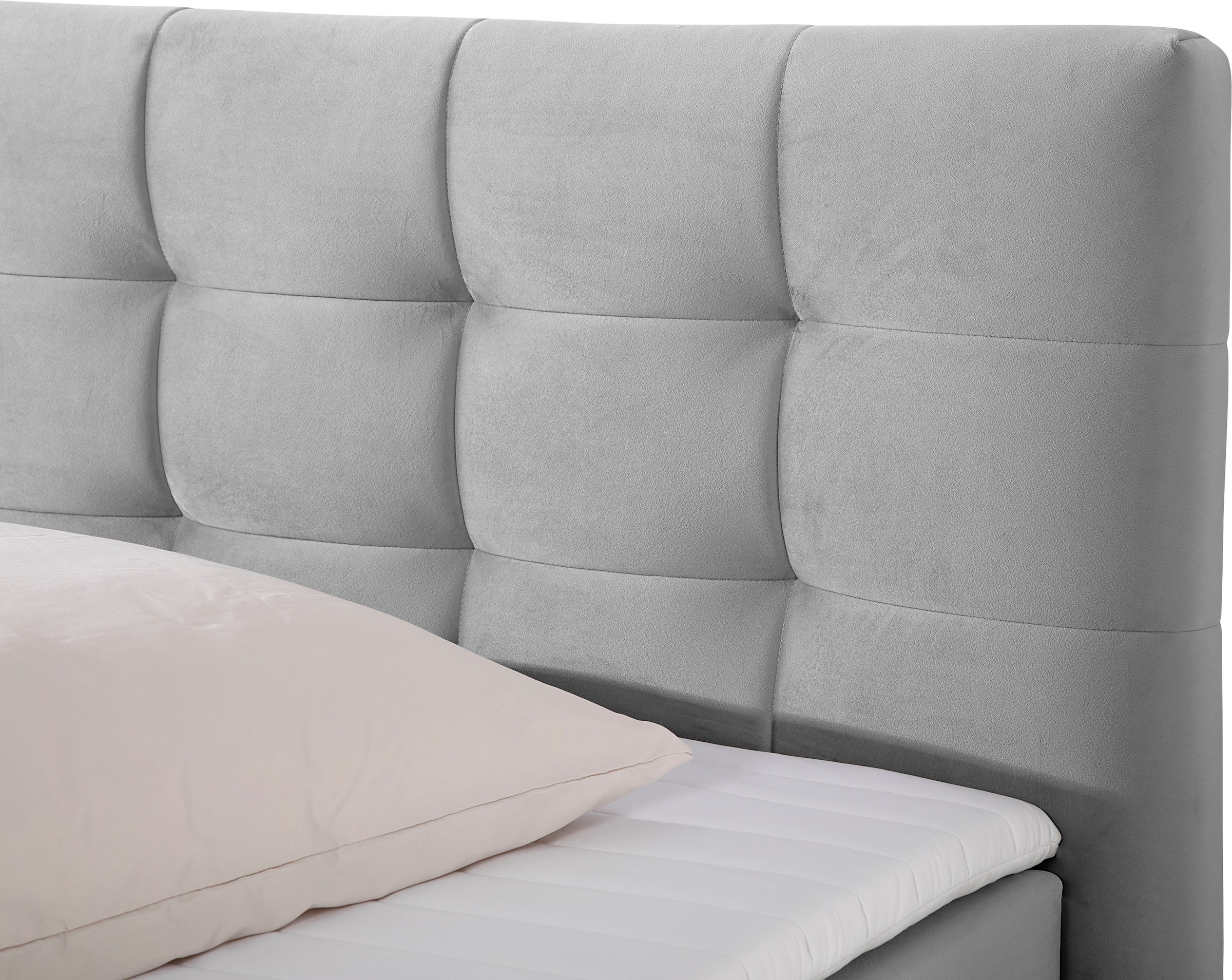 Home affaire Boxspringbett »Moulay«, inkl. Topper, in Überlänge 220 cm, 3 Härtegrade, auch in H4