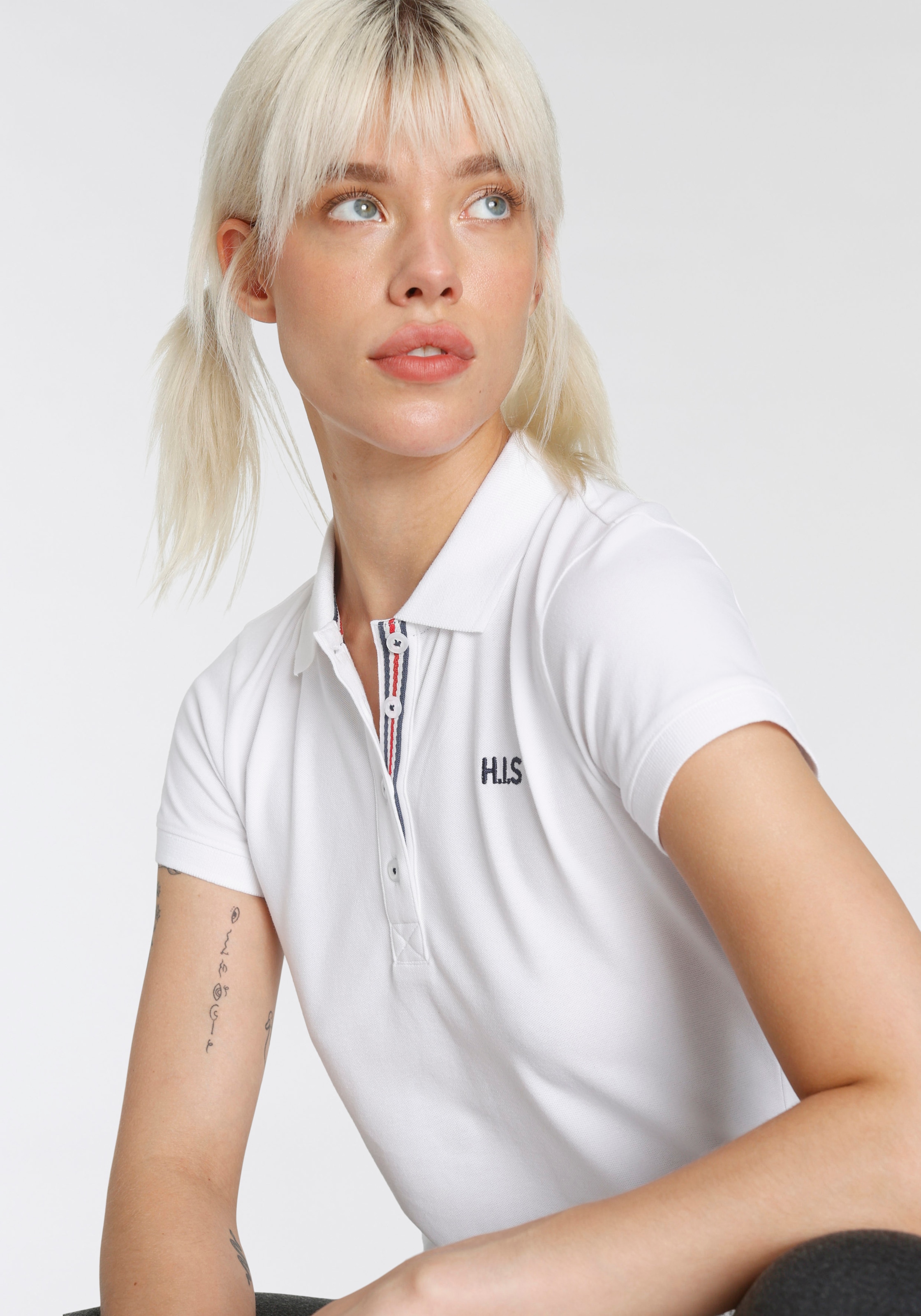 H.I.S Poloshirt, (2er-Pack), aus weicher Jelmoli-Versand Schweiz shoppen bei online Pique-Qualität