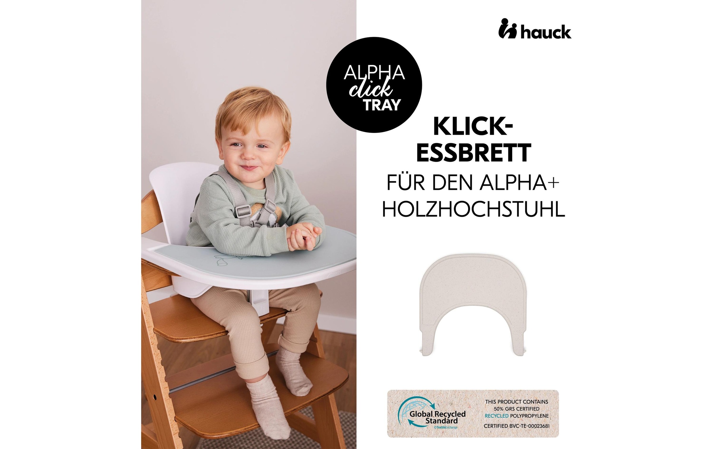 Hauck Hochstuhltablett »Essbrett Alpha Click Speckle«