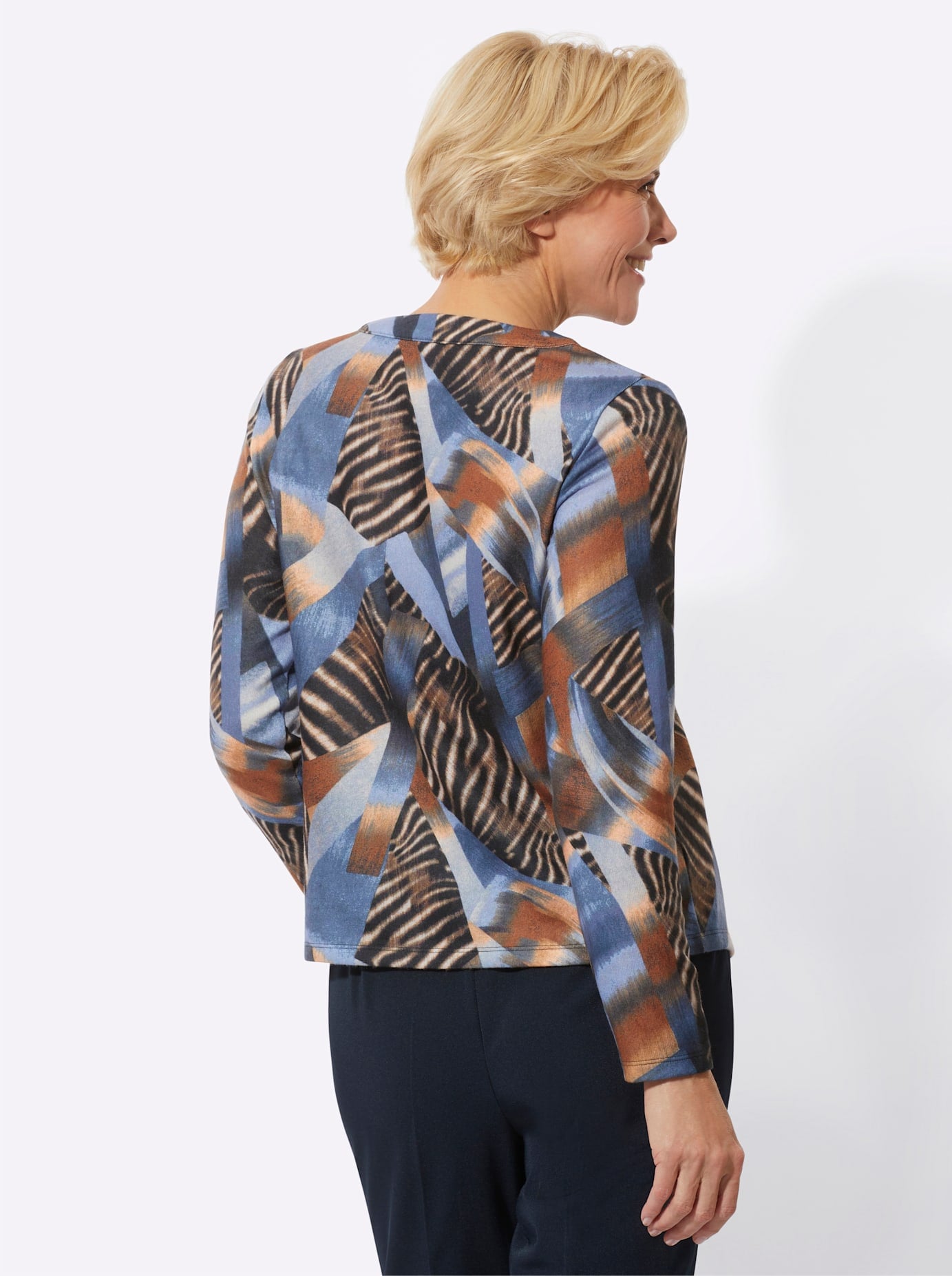 Classic Rundhalsshirt »Winter-Shirt«, (1 tlg.)
