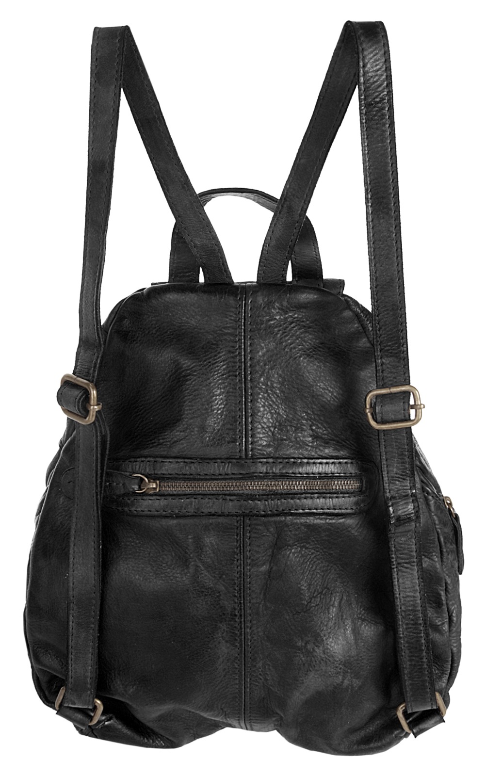 Samantha Look Cityrucksack, echt Leder, Made in Italy