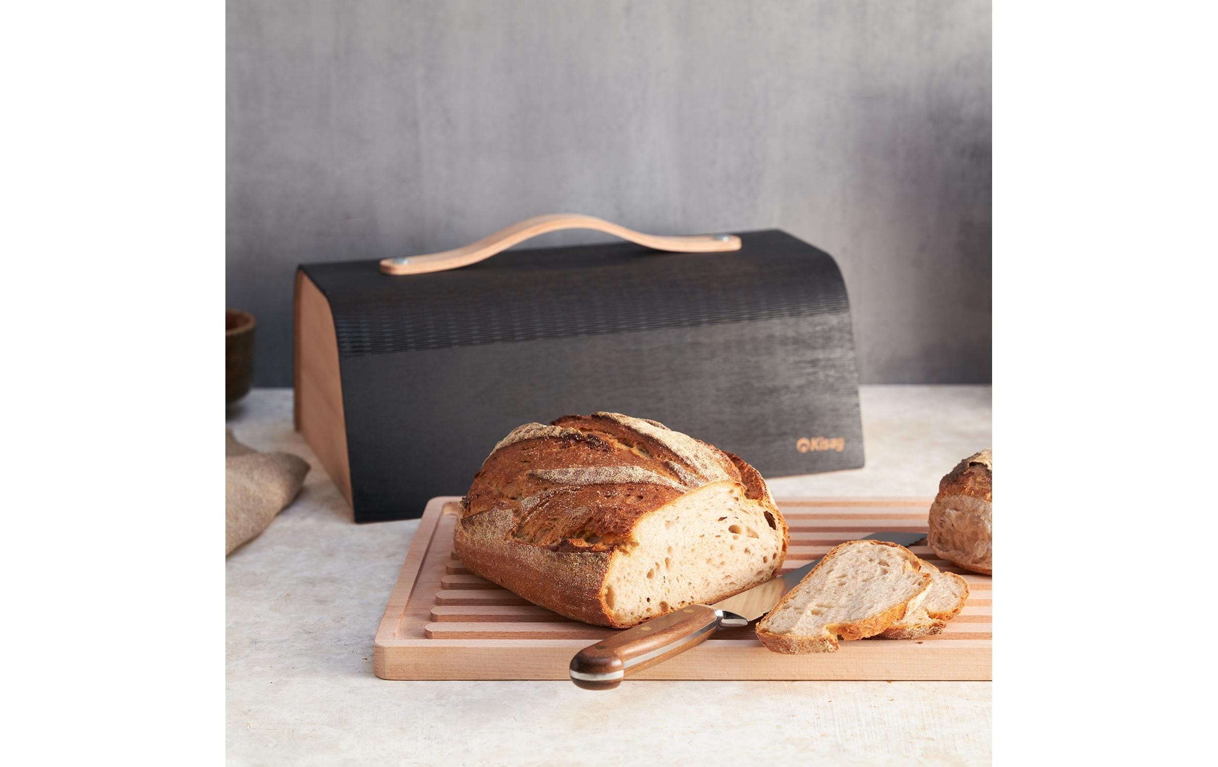 Brotkasten »Kisag Paris Buche«, (1 tlg.)