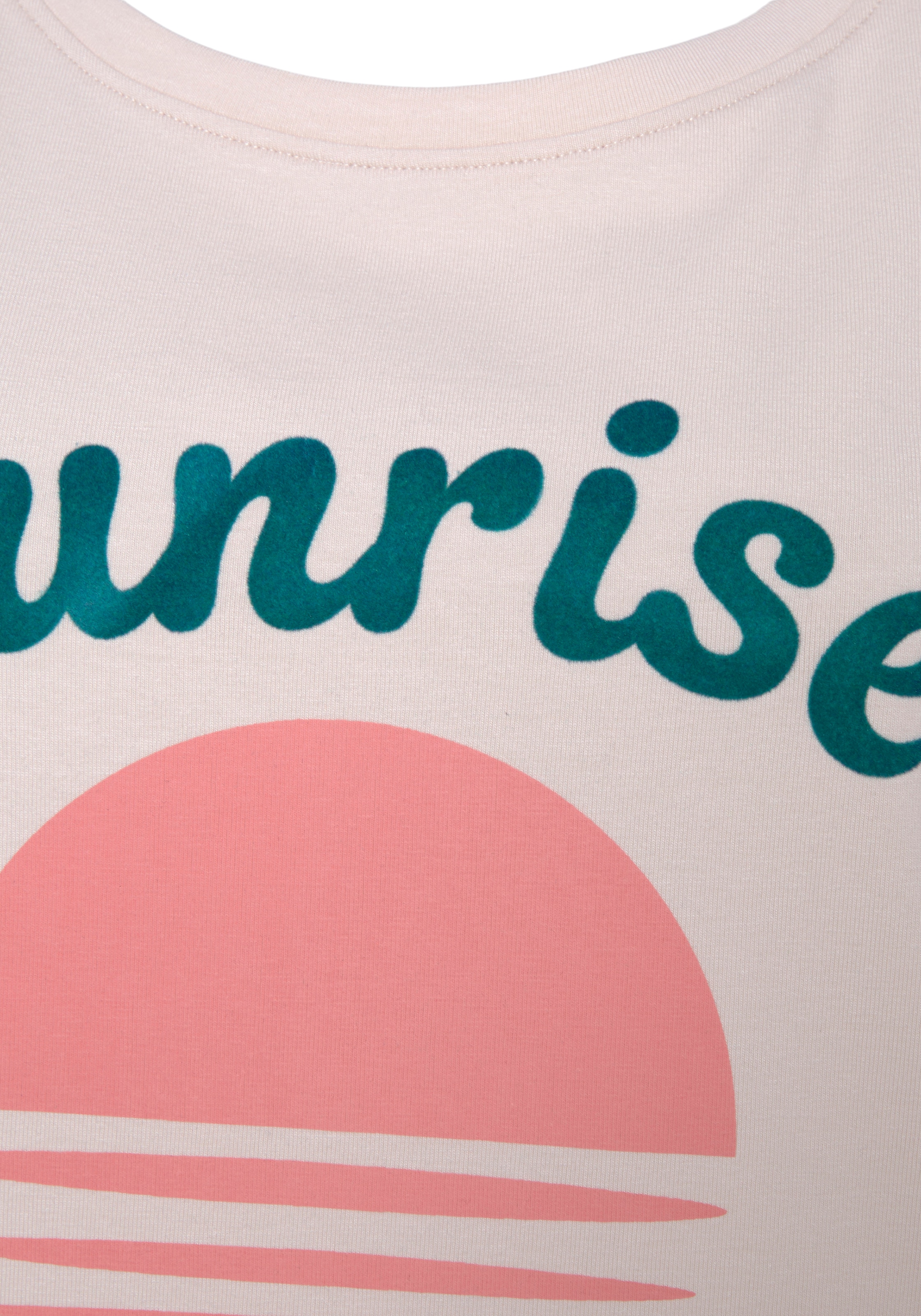 Vivance Kurzarmshirt, T-Shirt mit schönem Frontprint, Loungewear