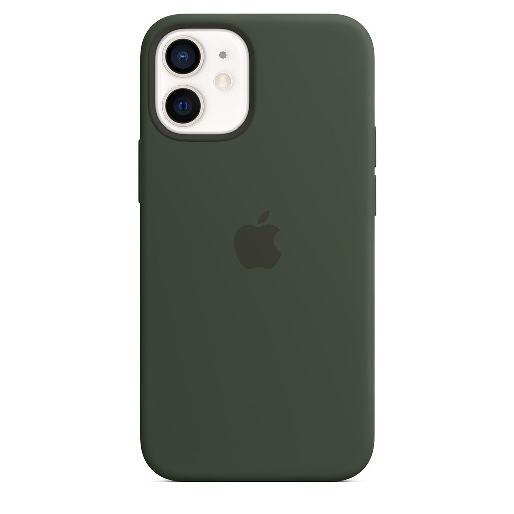Apple Smartphone Silikon Case mit MagSafe, iPhone 12 mini, Zyperngrün