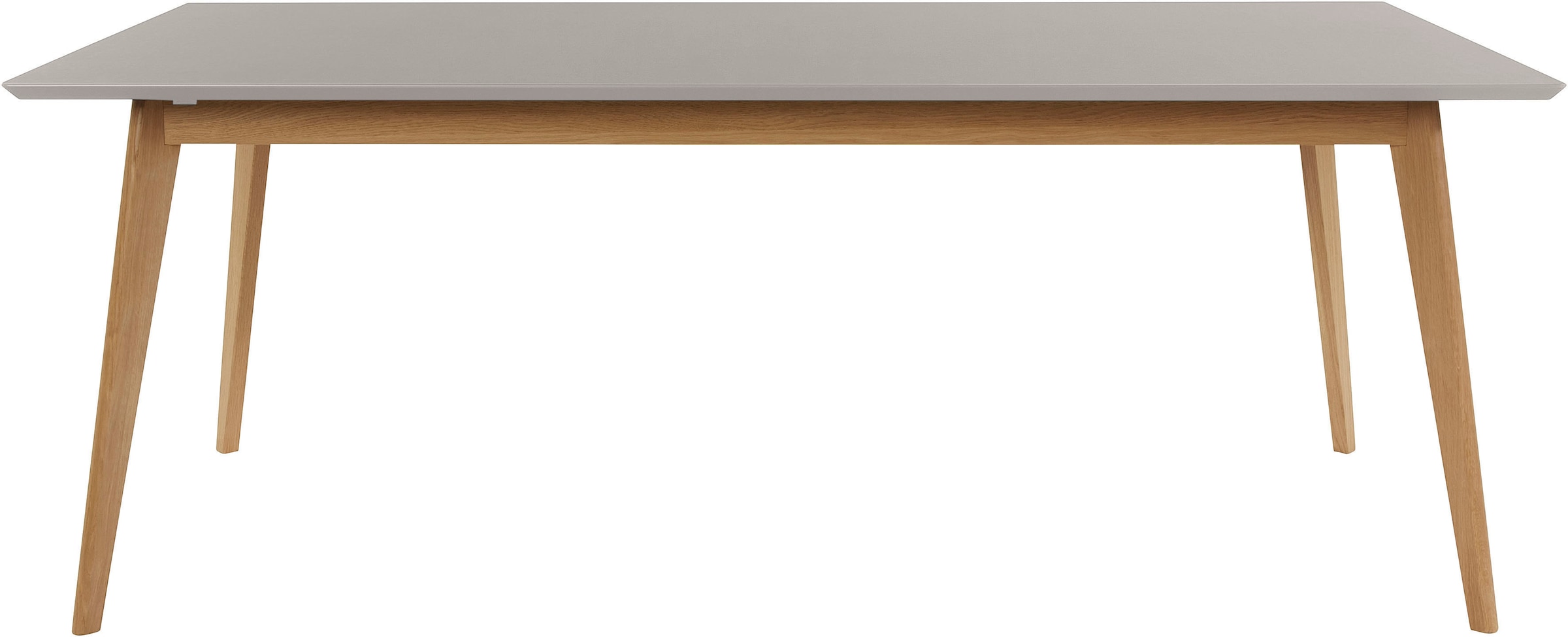 andas Esstisch »Vallby«, Tischplatte aus online Eiche Jelmoli-Versand lackiert, bestellen Gestell 77 Linolium, aus Höhe | cm