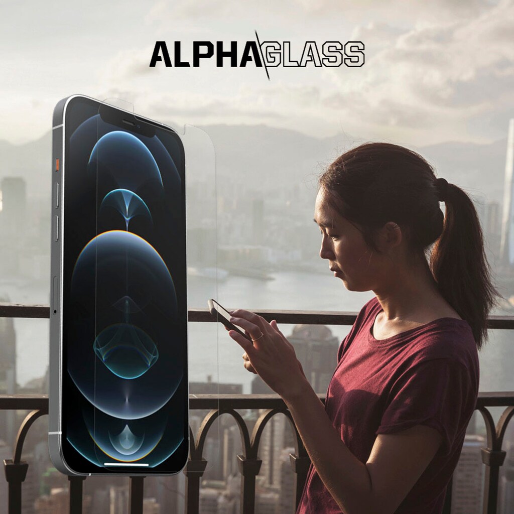 Otterbox Displayschutzglas »Alpha Glass iPhone 12 Pro Max - clear«, für iPhone 12 Pro Max, (1 St.)