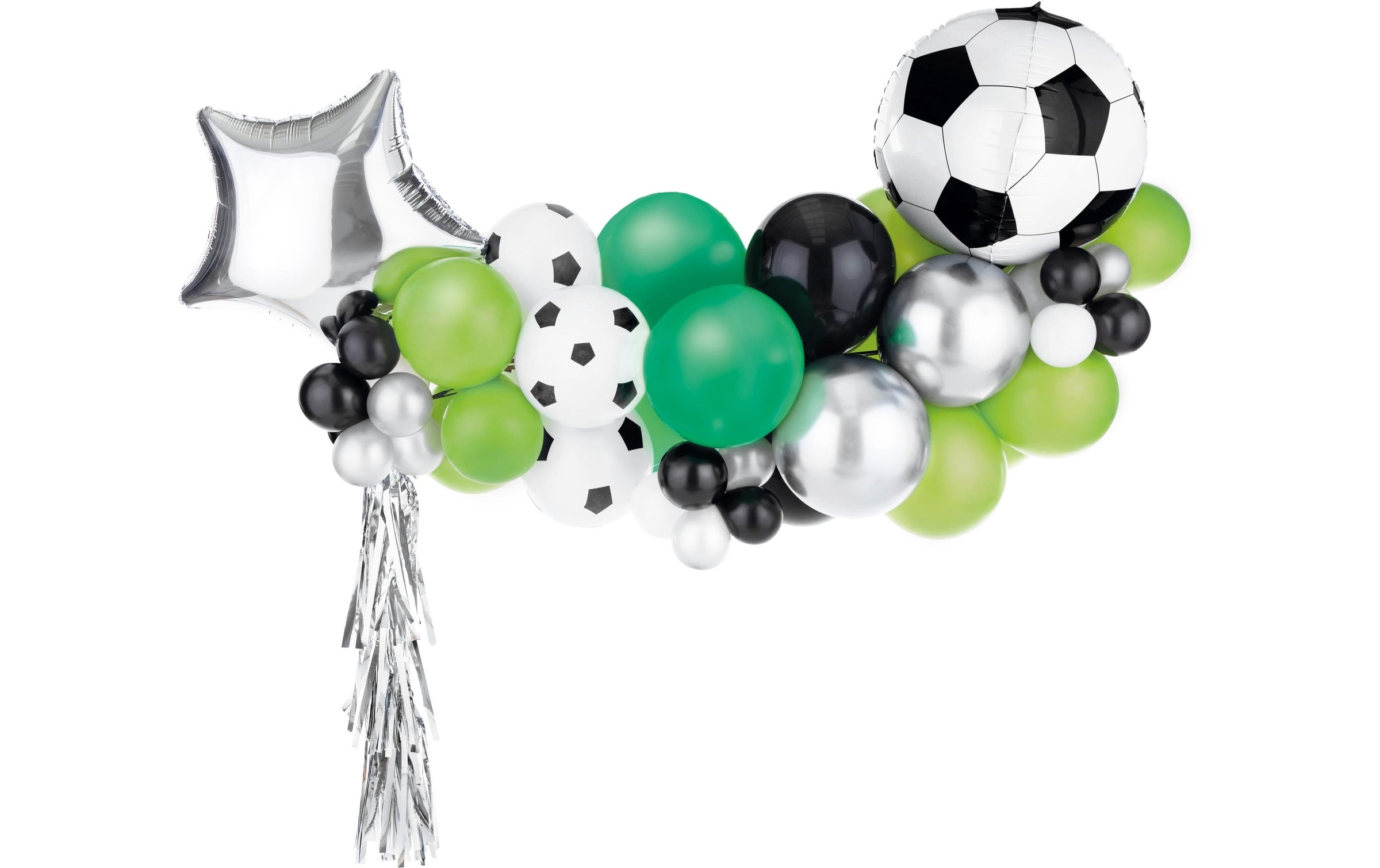 partydeco Girlande »Girlandenband Fussball Gr«